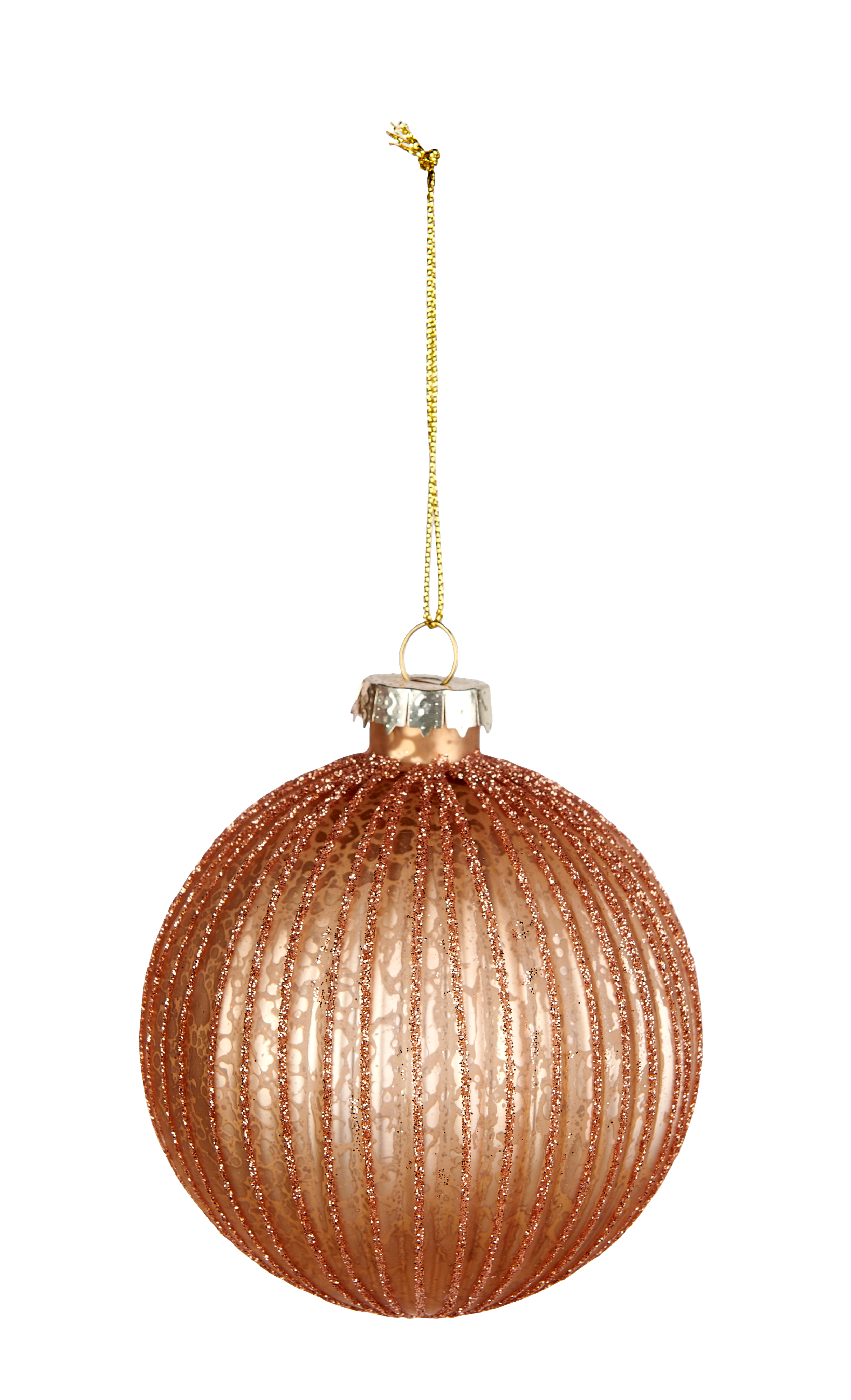 HOLLY Kerstbal oranjeØ 8 cm