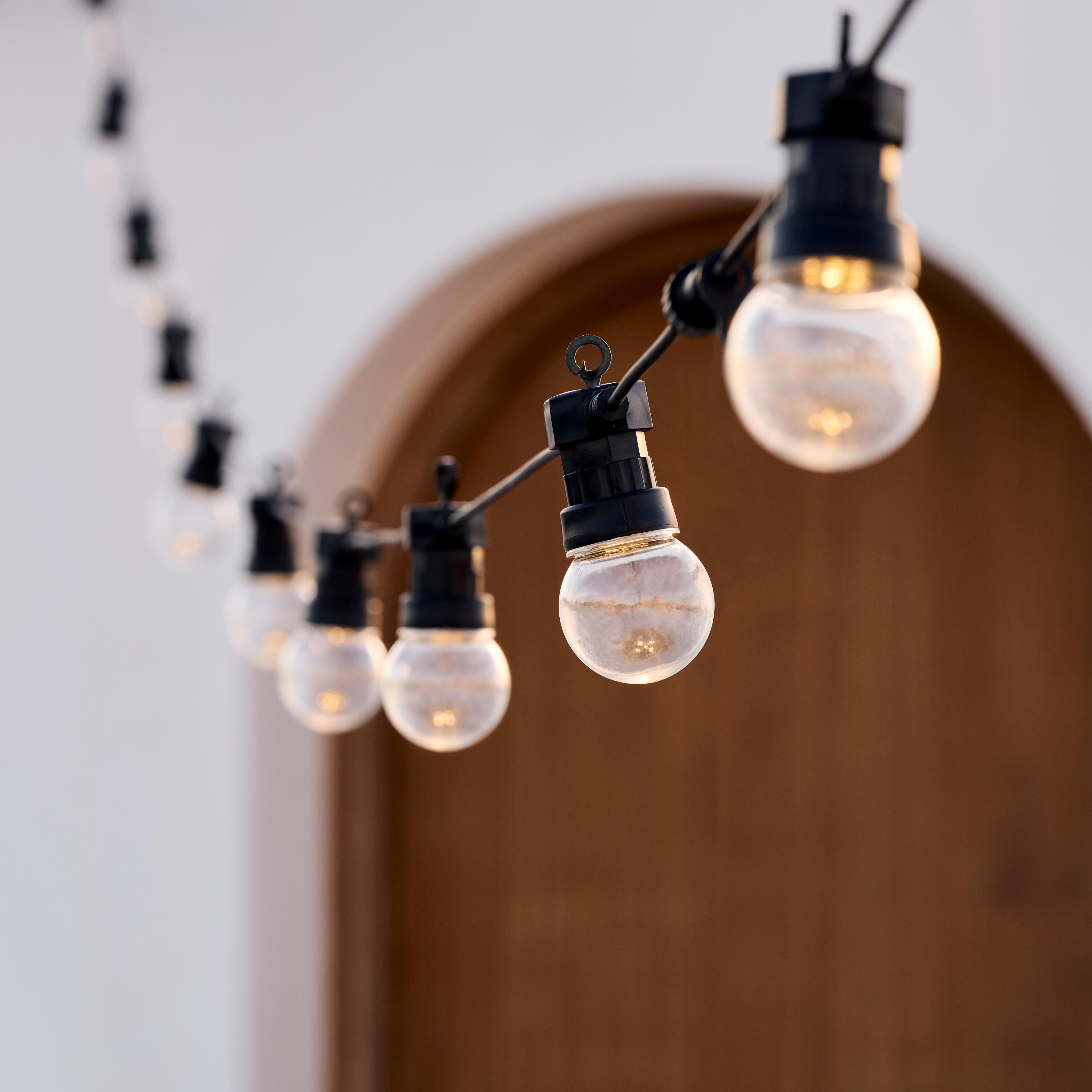 FESTA Lichtsnoer met 10 leds witte/gekleurde leds