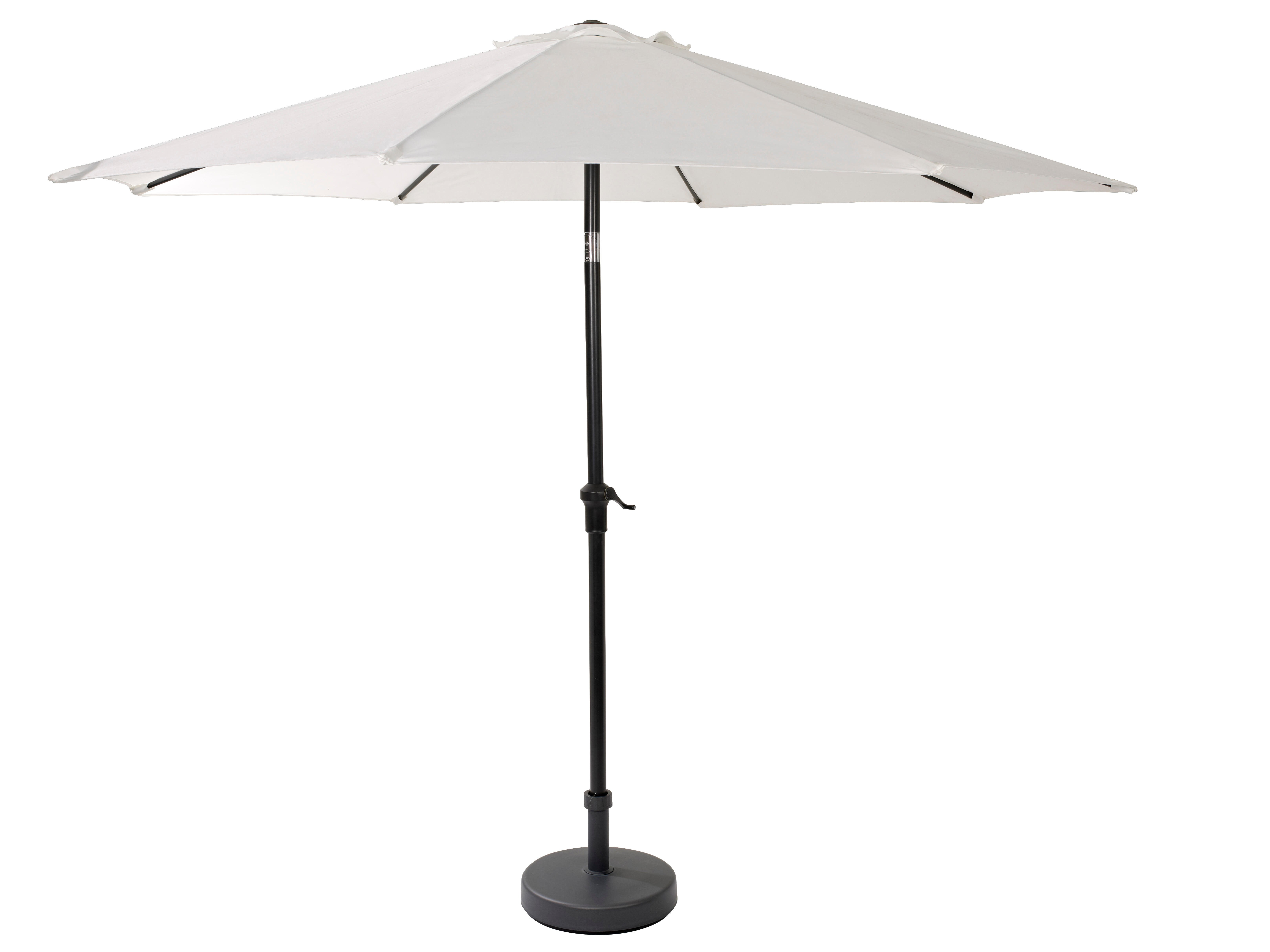 ALU & PISA Parasol set witParasol met voet - CASA