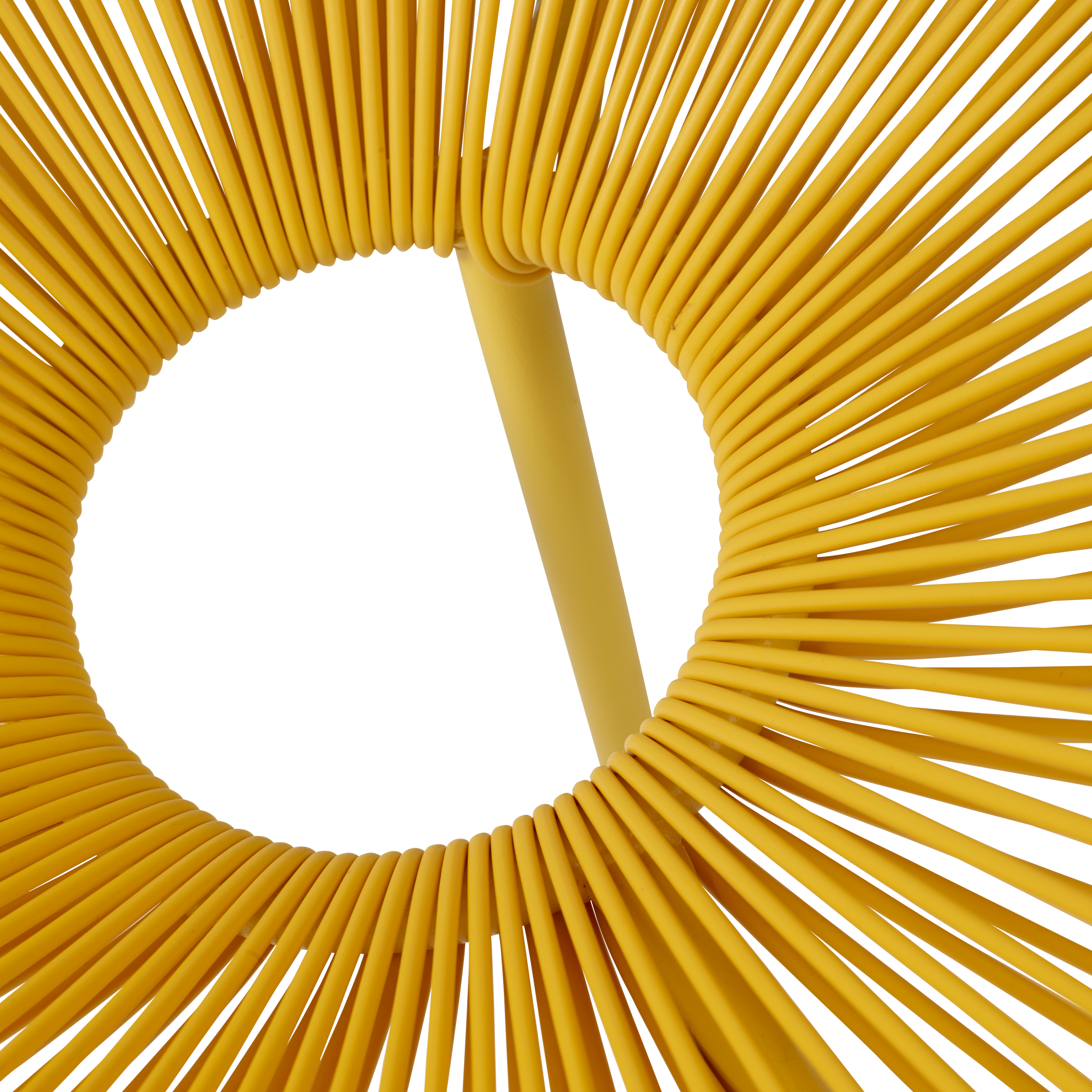 ACAPULCO Lounge stoel geelH 82 x B 75 x D 69 cm - CASA