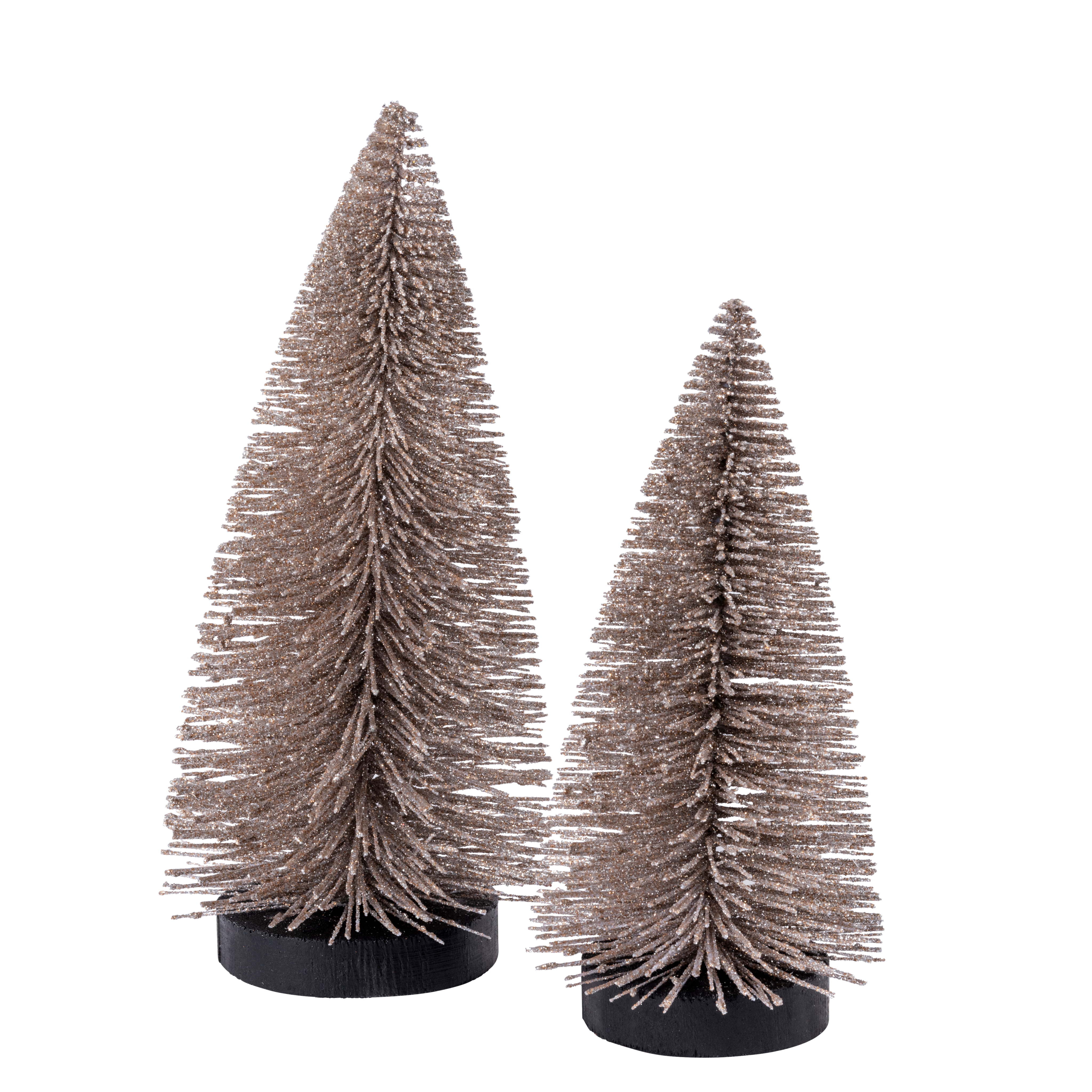 GOLD Decoratieve boom goudH 21,5 cm - Ø 9,5 cm