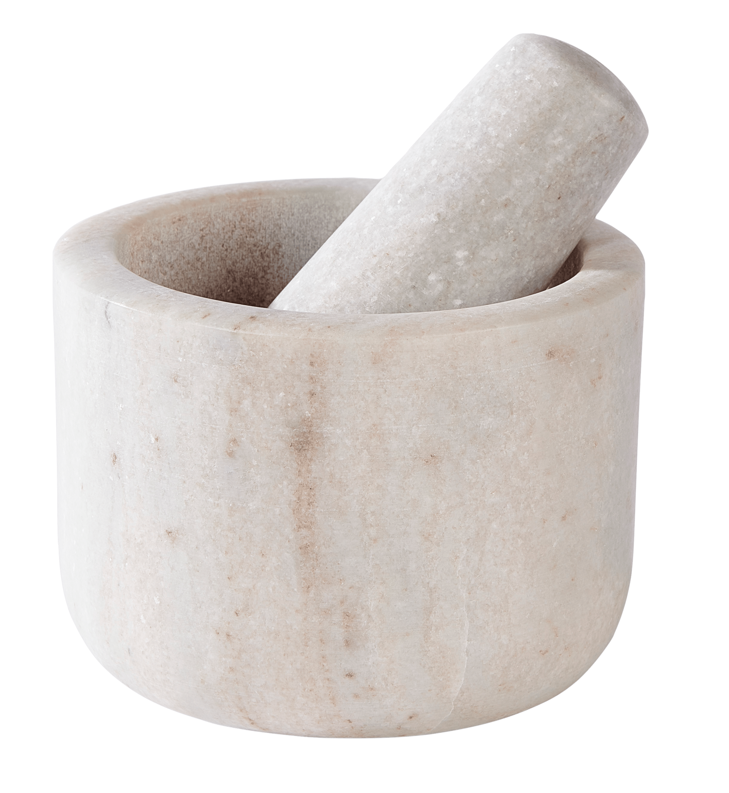 BEIGE GRANITE Vijzel met Stamper beigeH 10 cm - Ø 14 cm - CASA