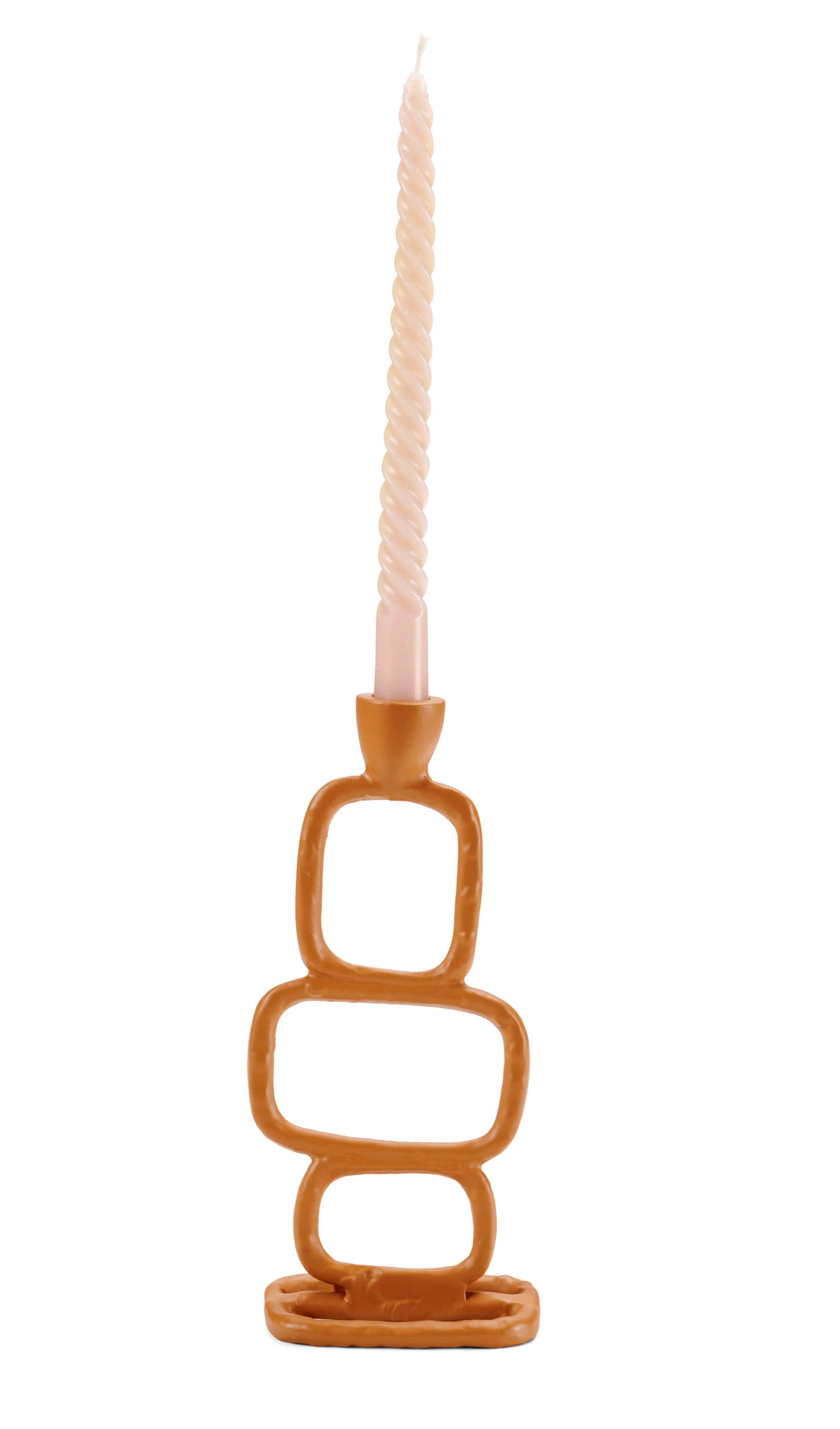 GRAPHIC Kandelaar bruinH 23,5 x B 11 x D 7 cm