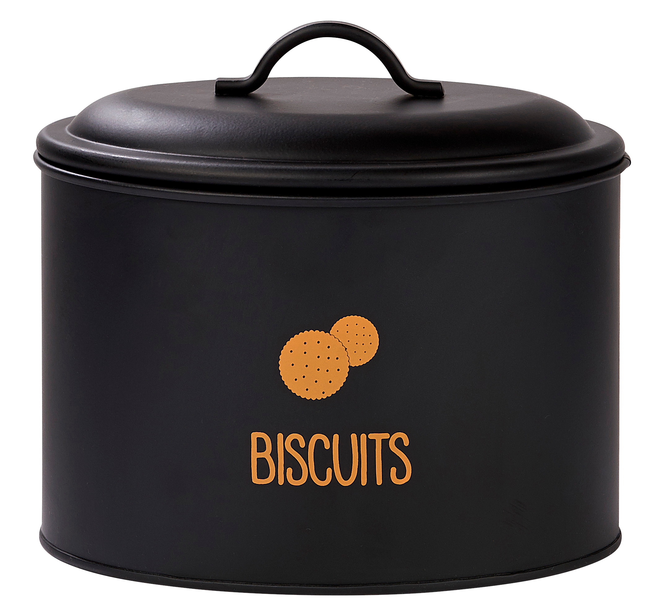VIRA Bewaardoos voor koekjes zwartH 13 x B 20 x D 13 cm