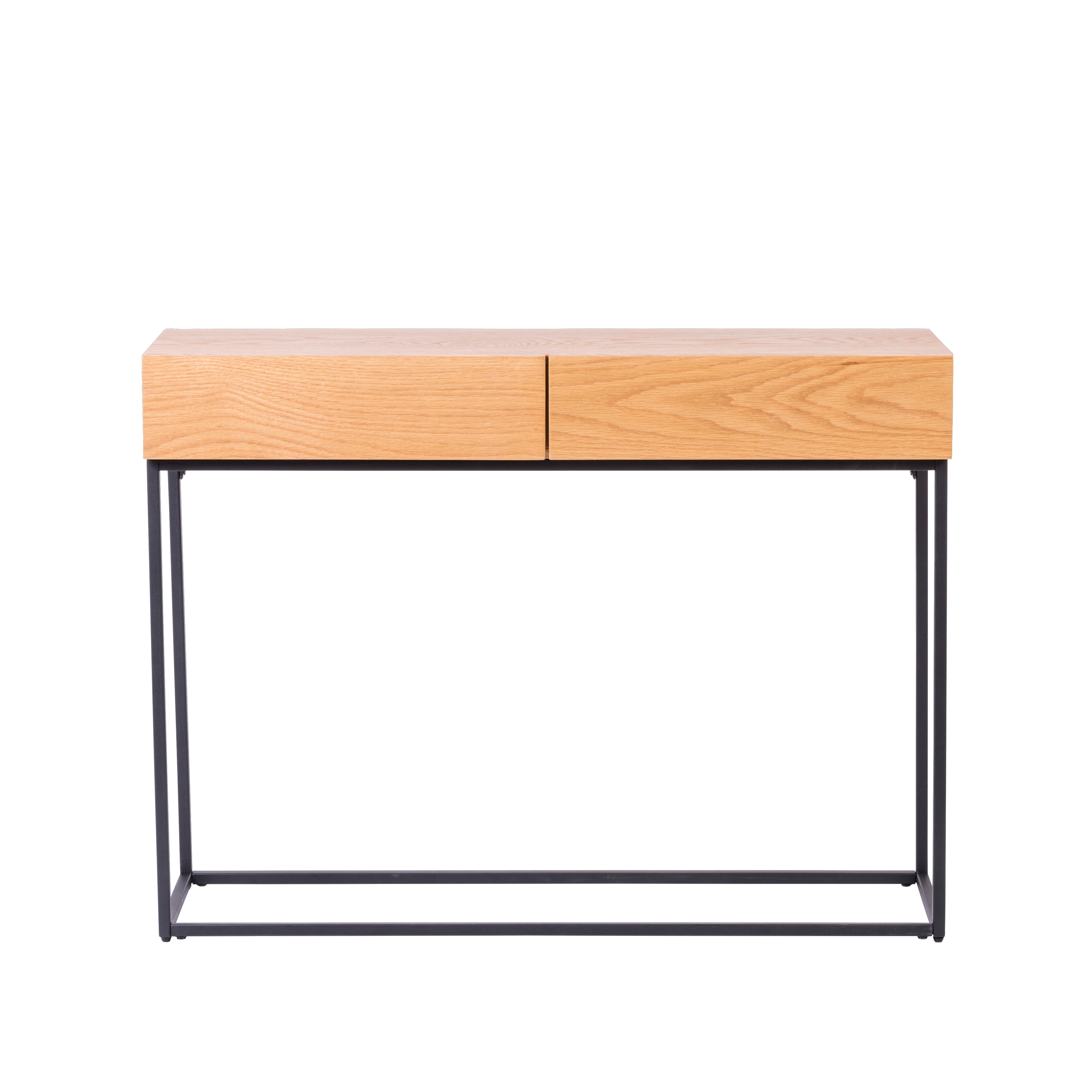 ALMA Wandtafel zwart, naturelH 75 x B 30 x L 100 cm