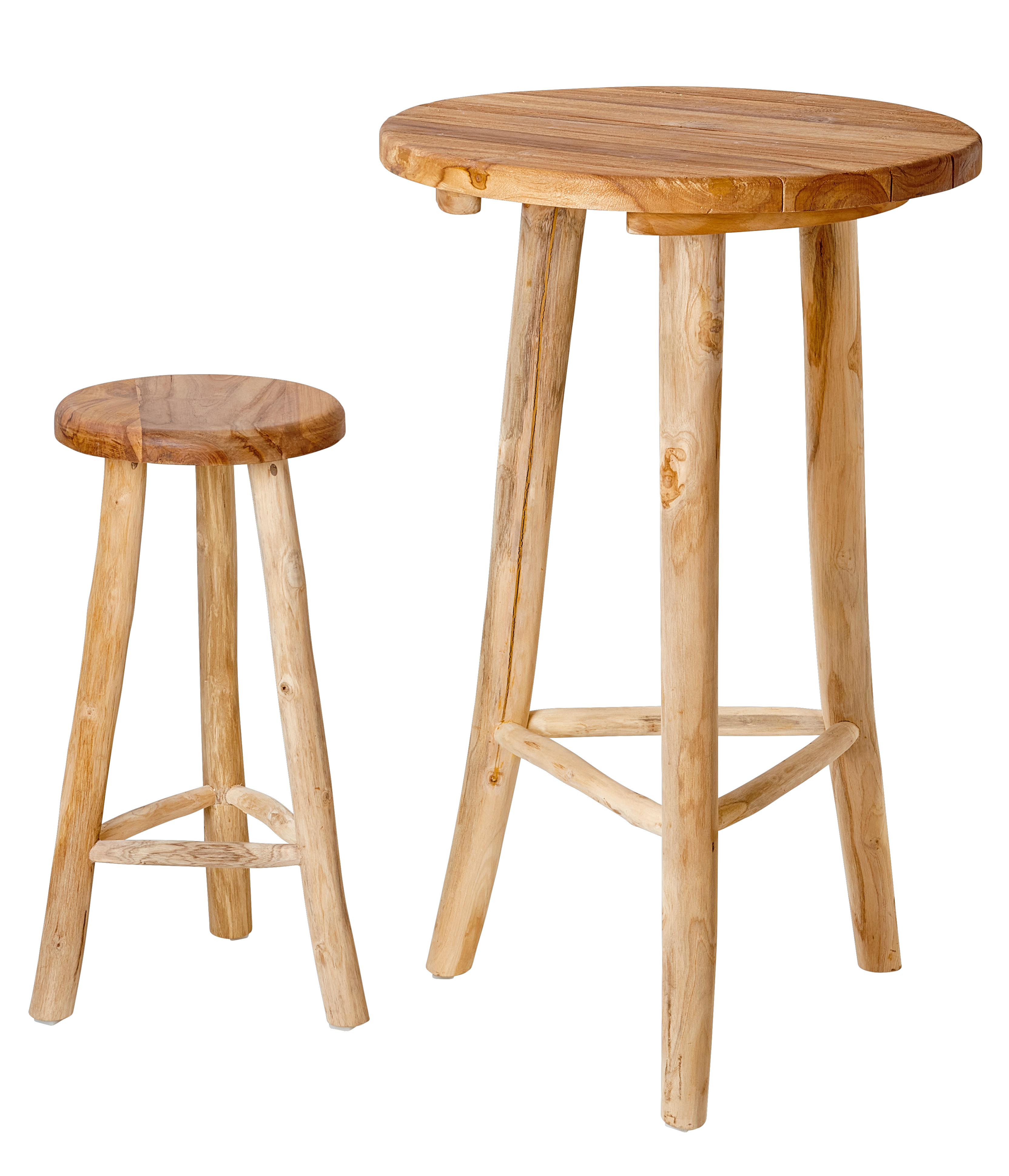 BATANG Barkruk naturelH 75 cm - Ø 35 cm