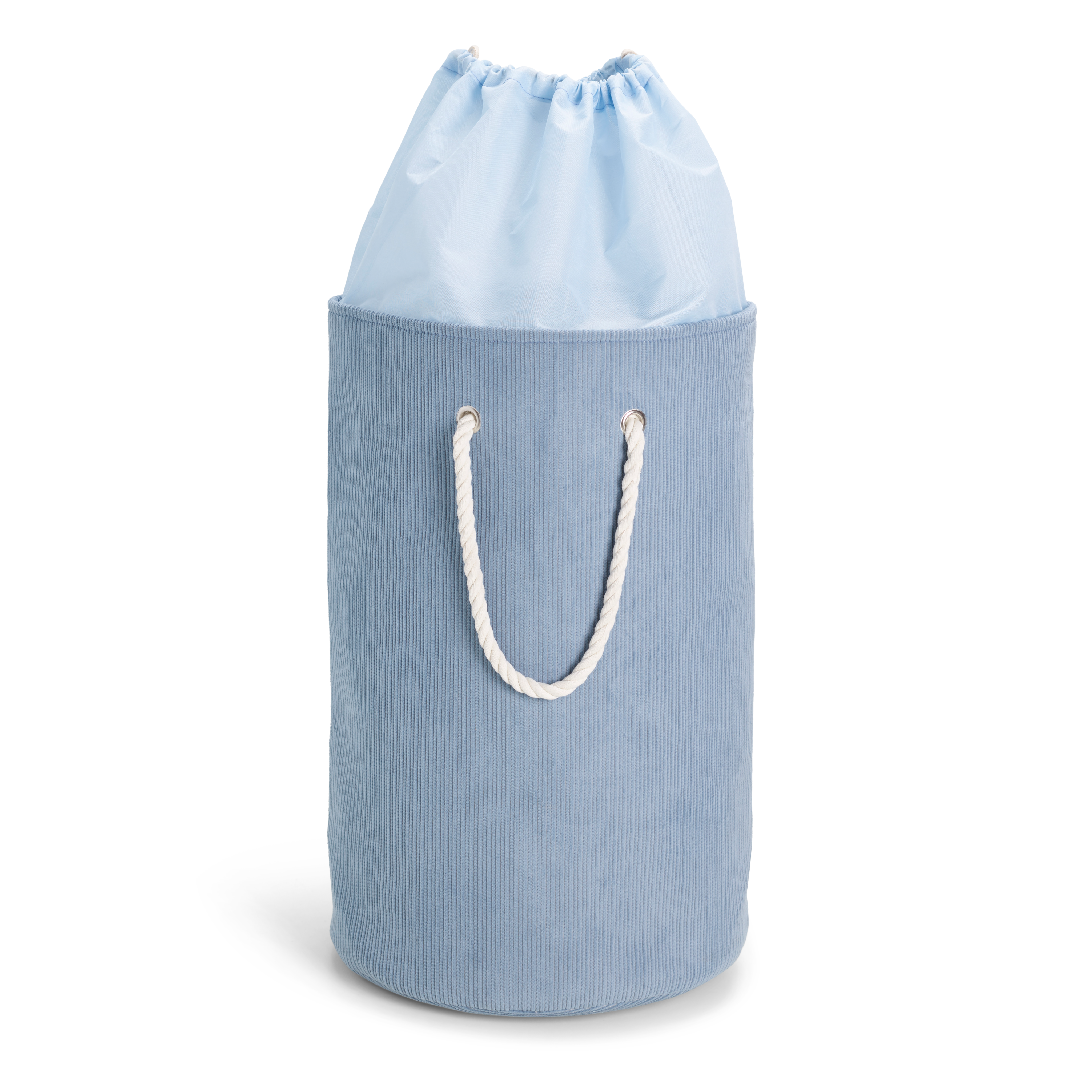 DUSTY Linnenmand blauwH 56 cm - Ø 36 cm - CASA