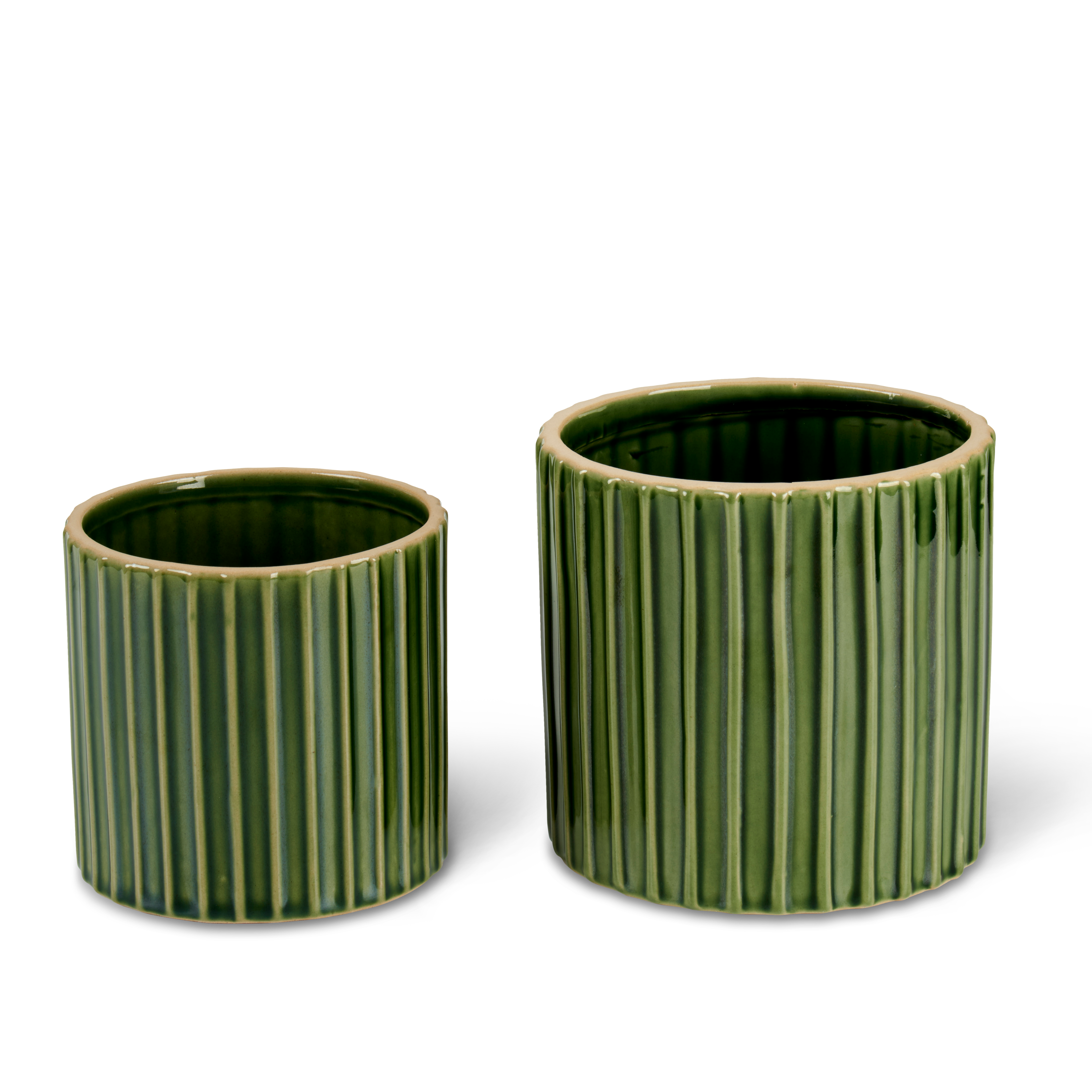 MINA Bloempot groenH 11 cm - Ø 12 cm