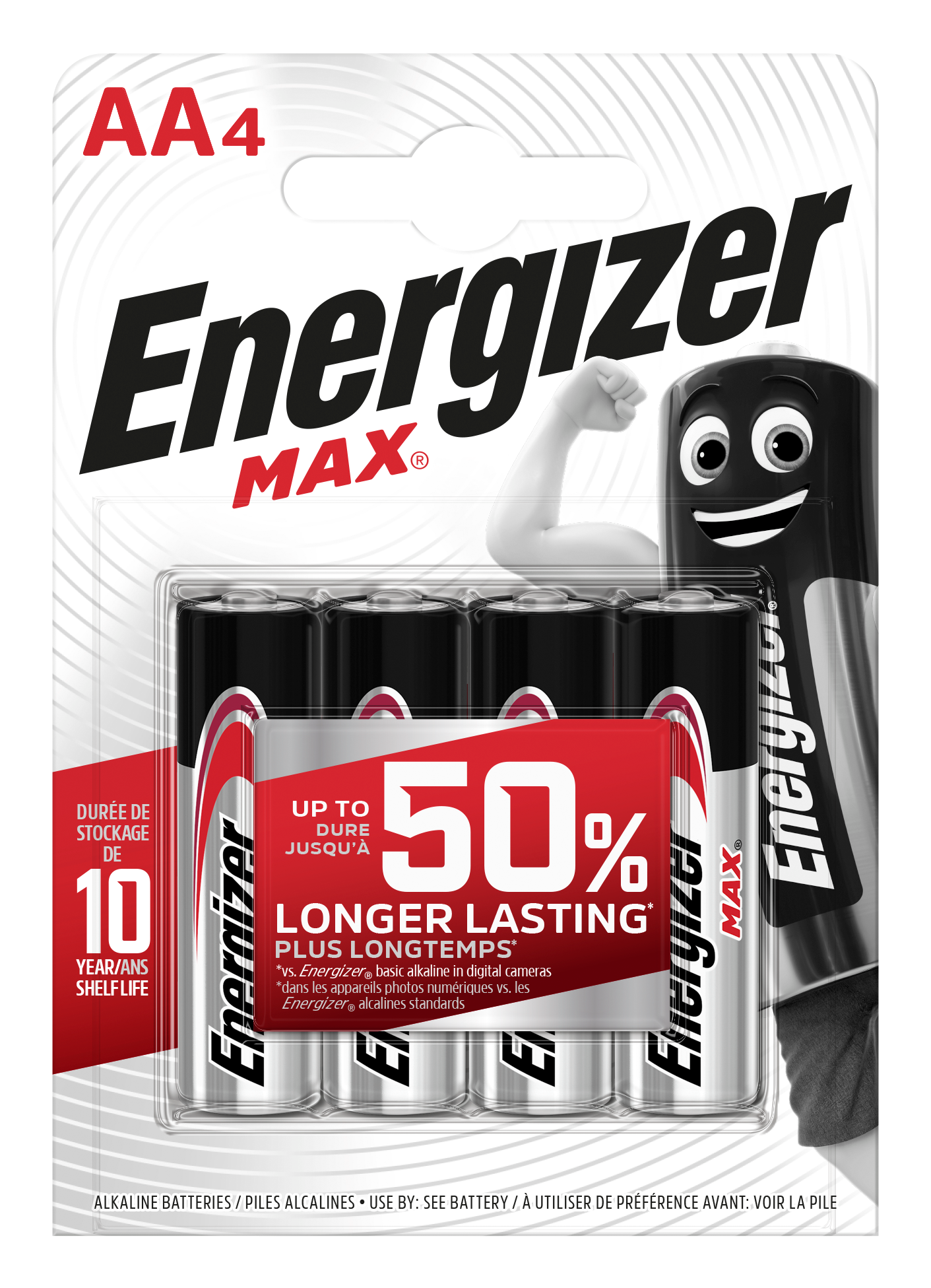ENERGIZER Alkalinebatterijen set van 4