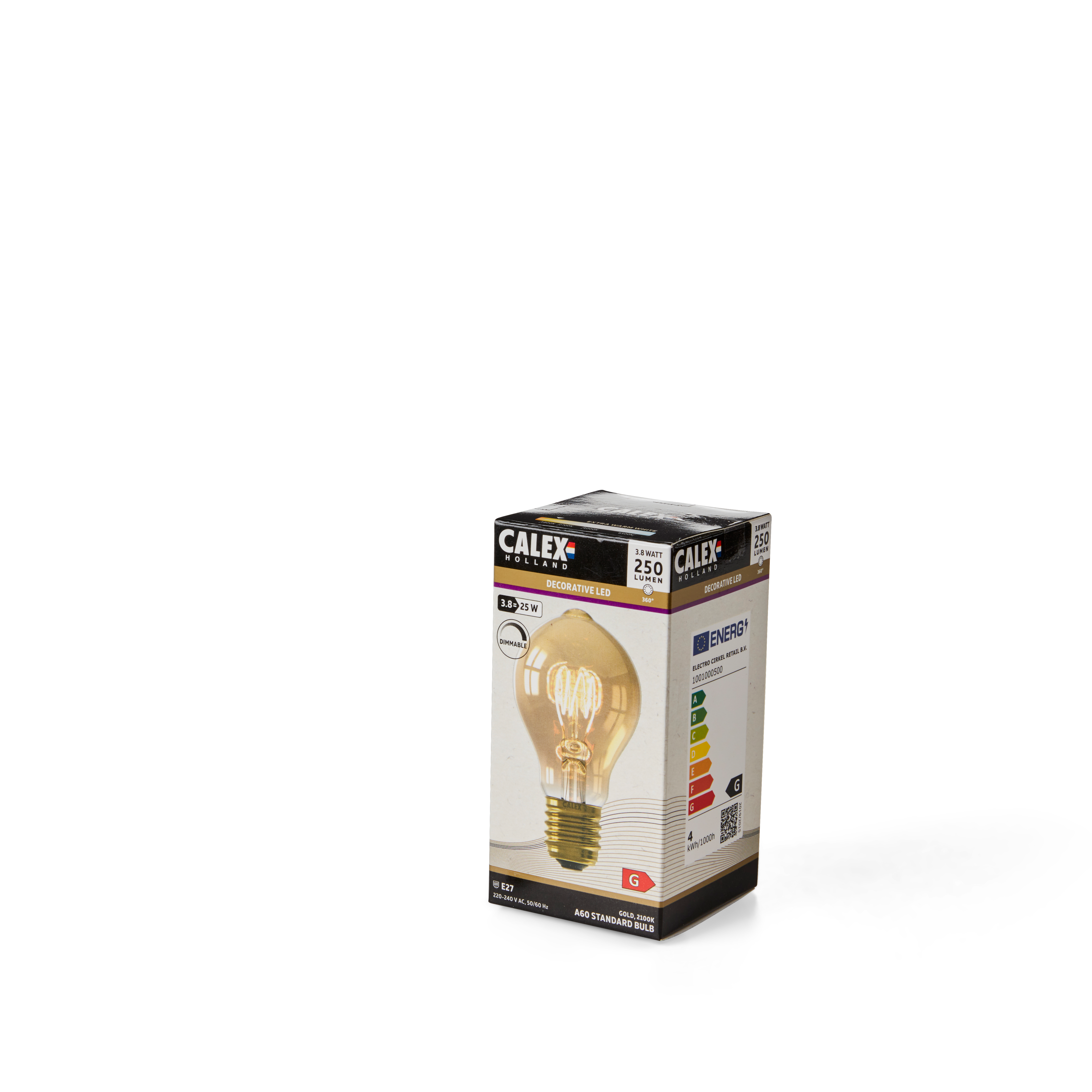 CALEX Filamentlamp E27 goudØ 6 cm