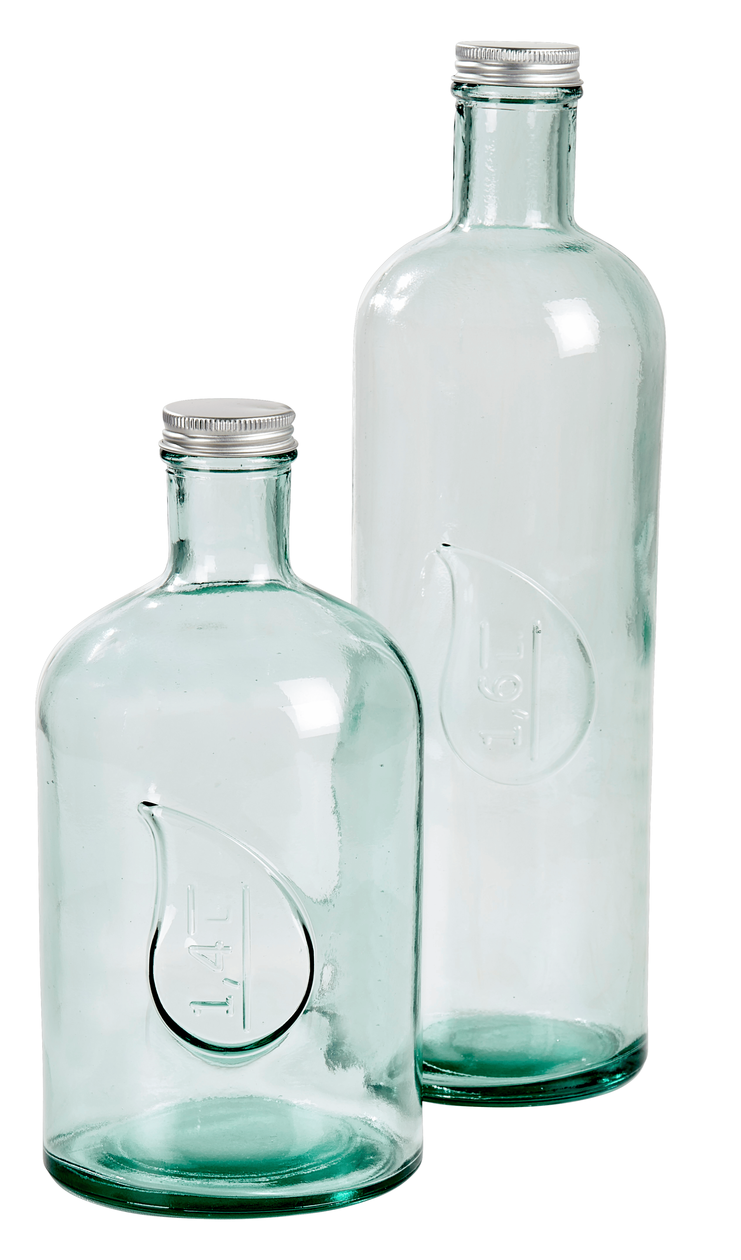 CAPACITY Fles 1,6 L transparantH 33 cm - Ø 10 cm