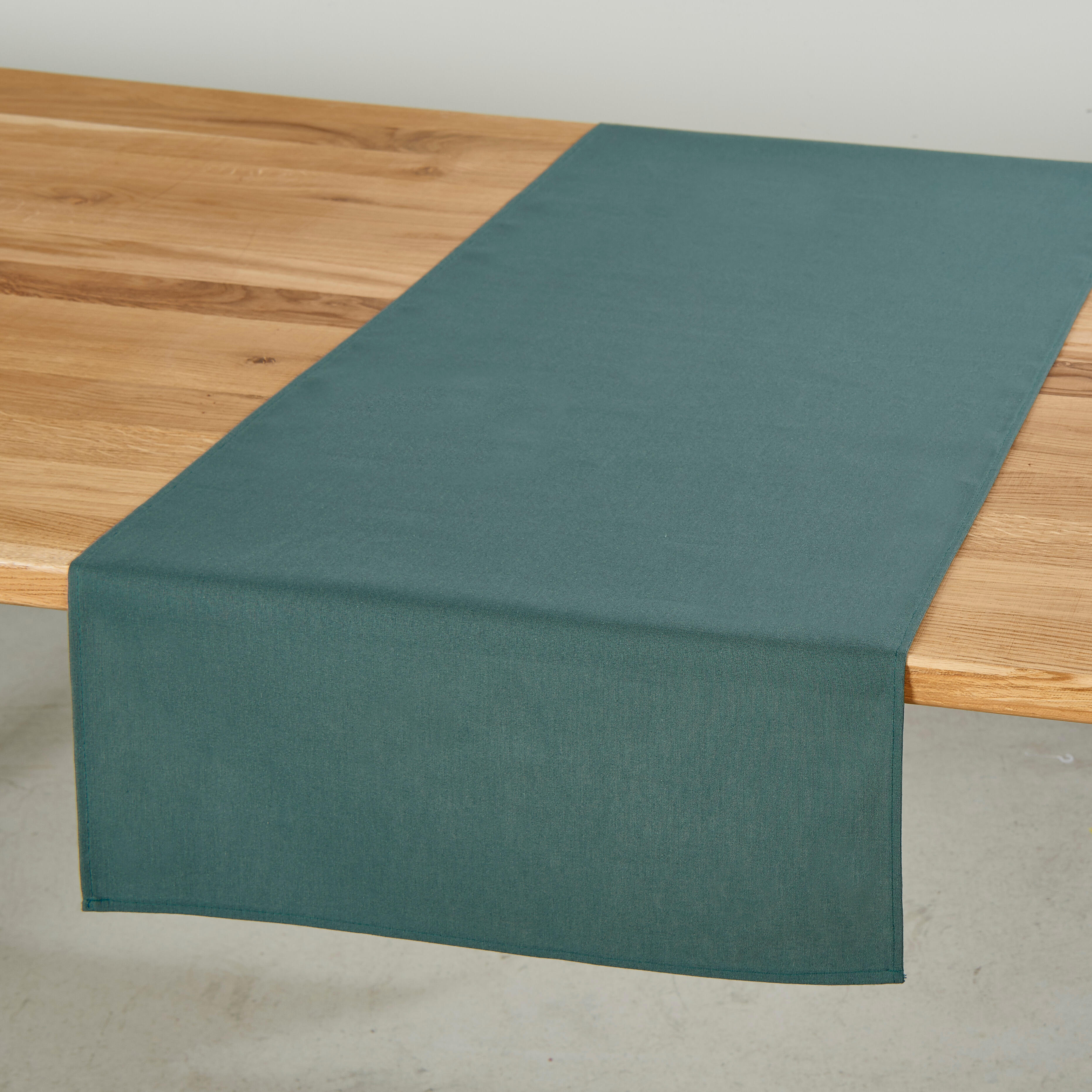 UNILINE Tafelloper donkergroenB 45 x L 138 cm