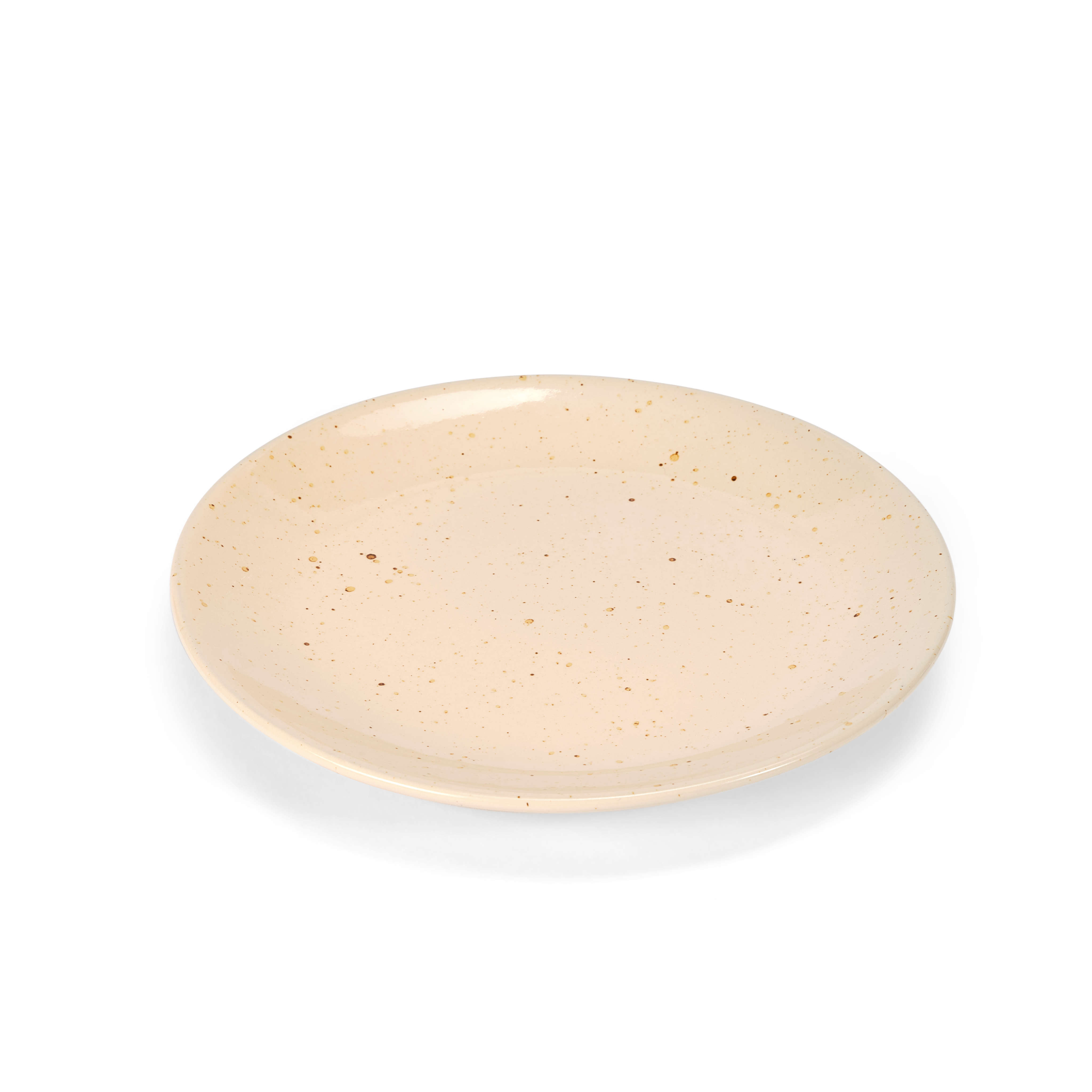 TERRA Bord beige - set van 4 Ø 21 cm