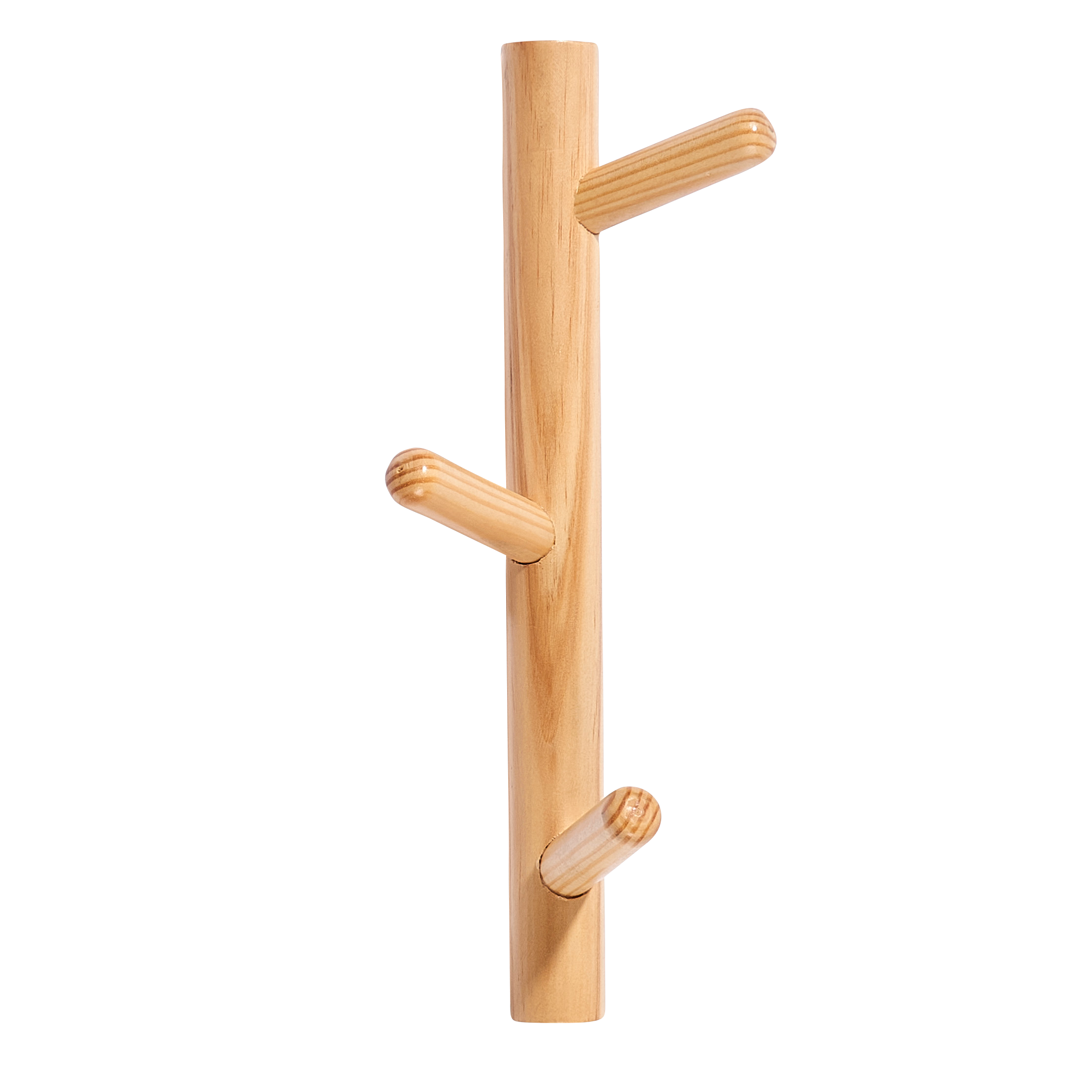 HOLDA Wandkapstok 3 haken naturelH 30 x B 9 cm