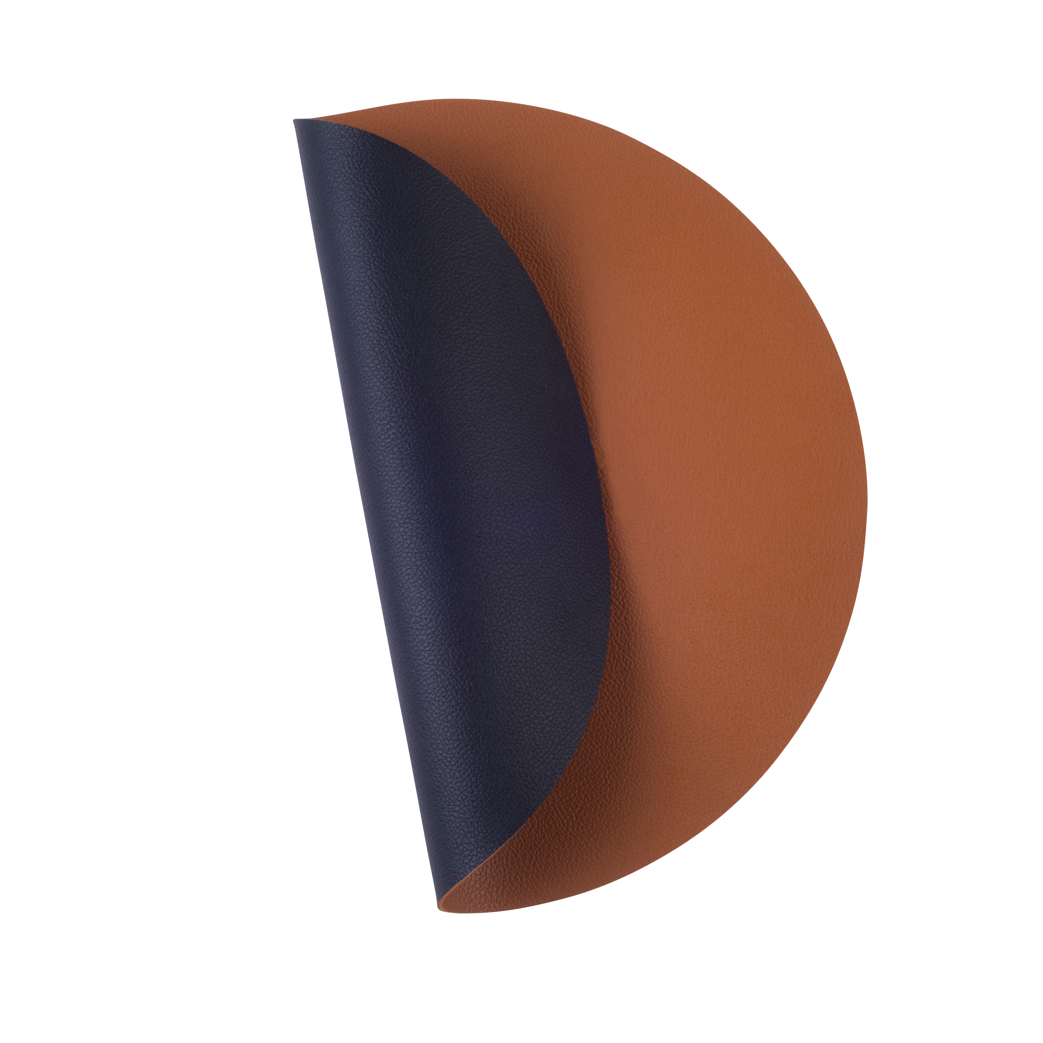 NAPPA Placemat zwart, bruinØ 38 cm