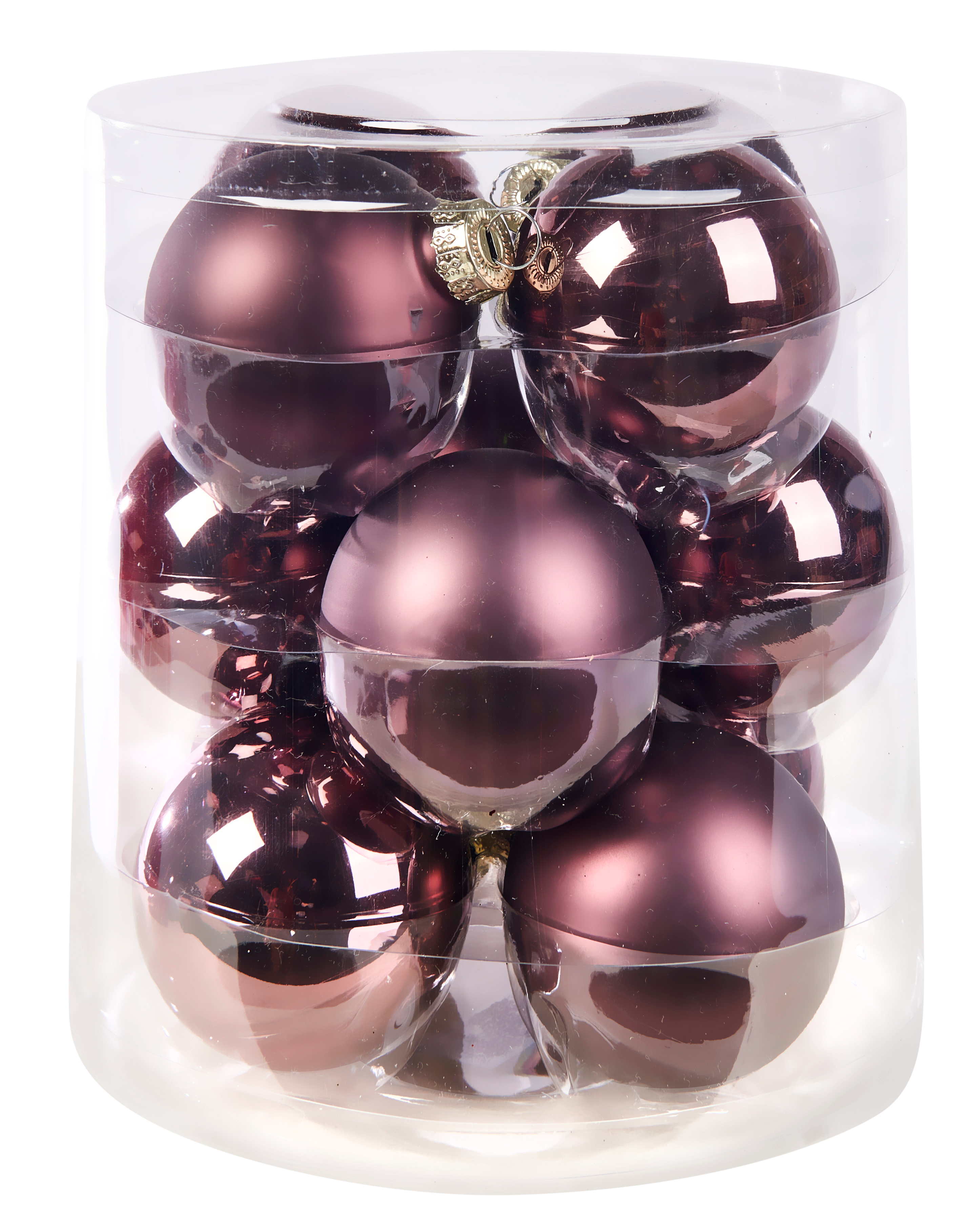 PLUM Ballen set van 12 paarsØ 6 cm