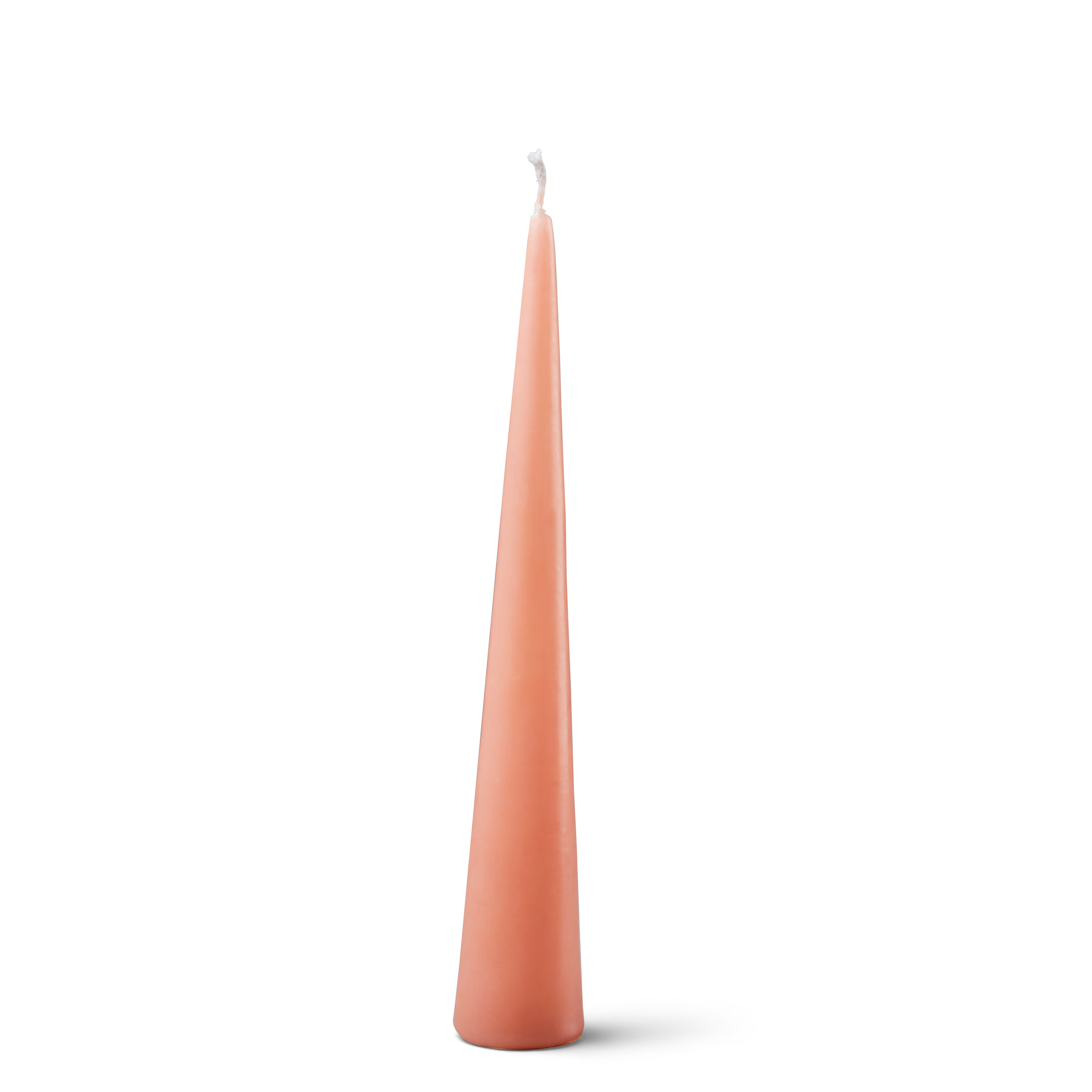 PYRAMID Kaars perzikrozeH 24 cm - Ø 3,8 cm