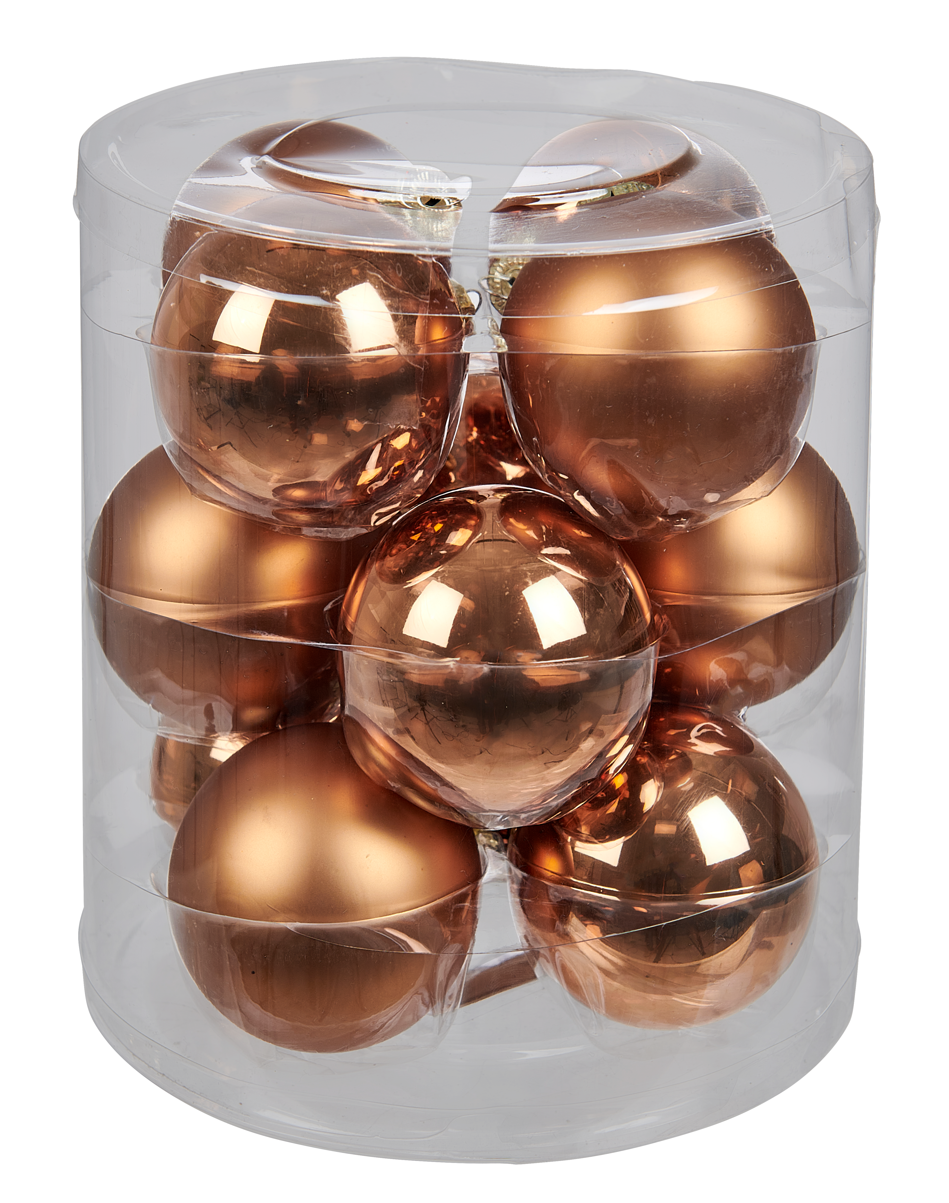 BRONZE Ballen set van 12 bronsØ 6 cm
