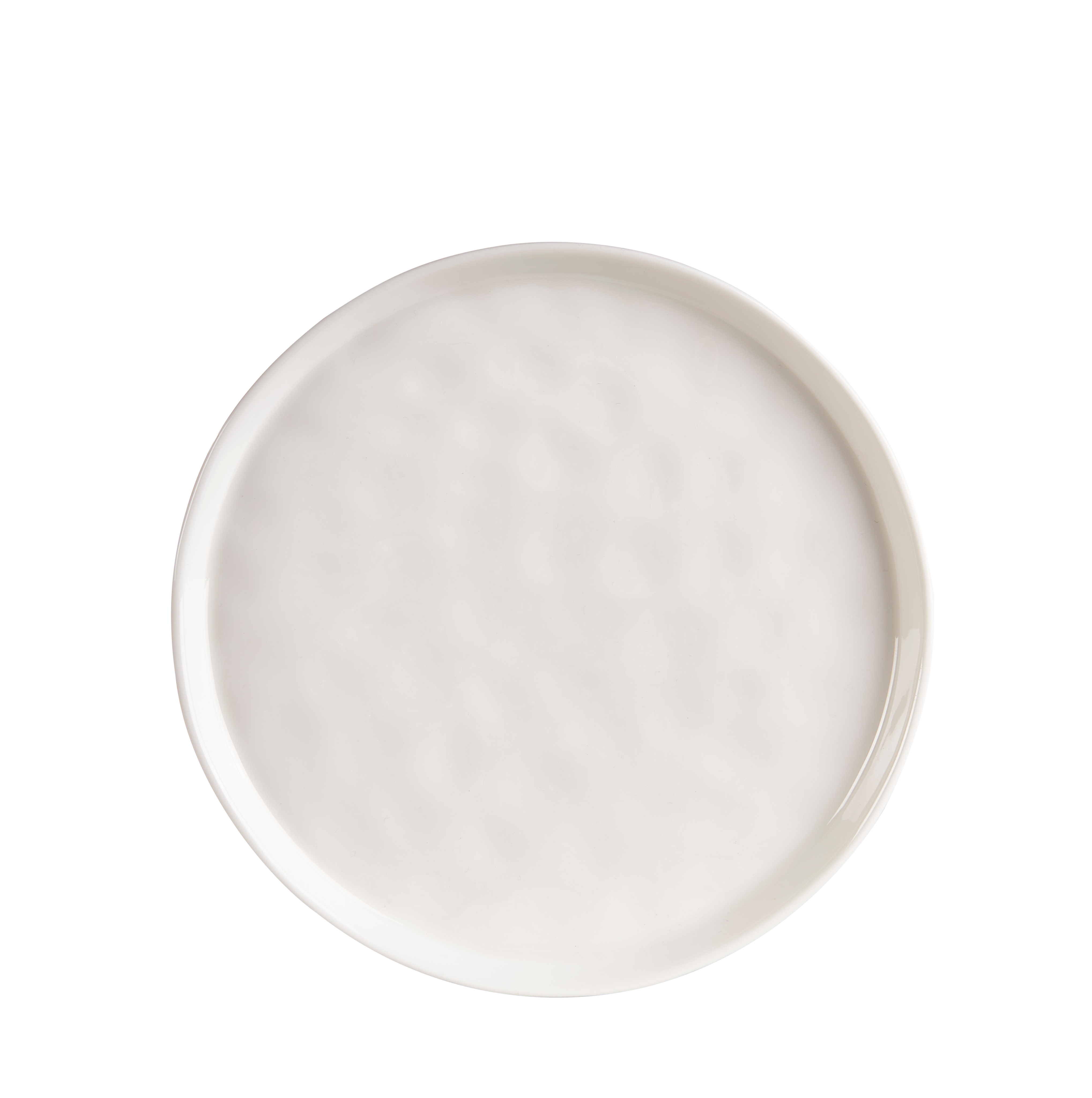 MAREA Bord wit - set van 4 H 4 cm - Ø 21 cm