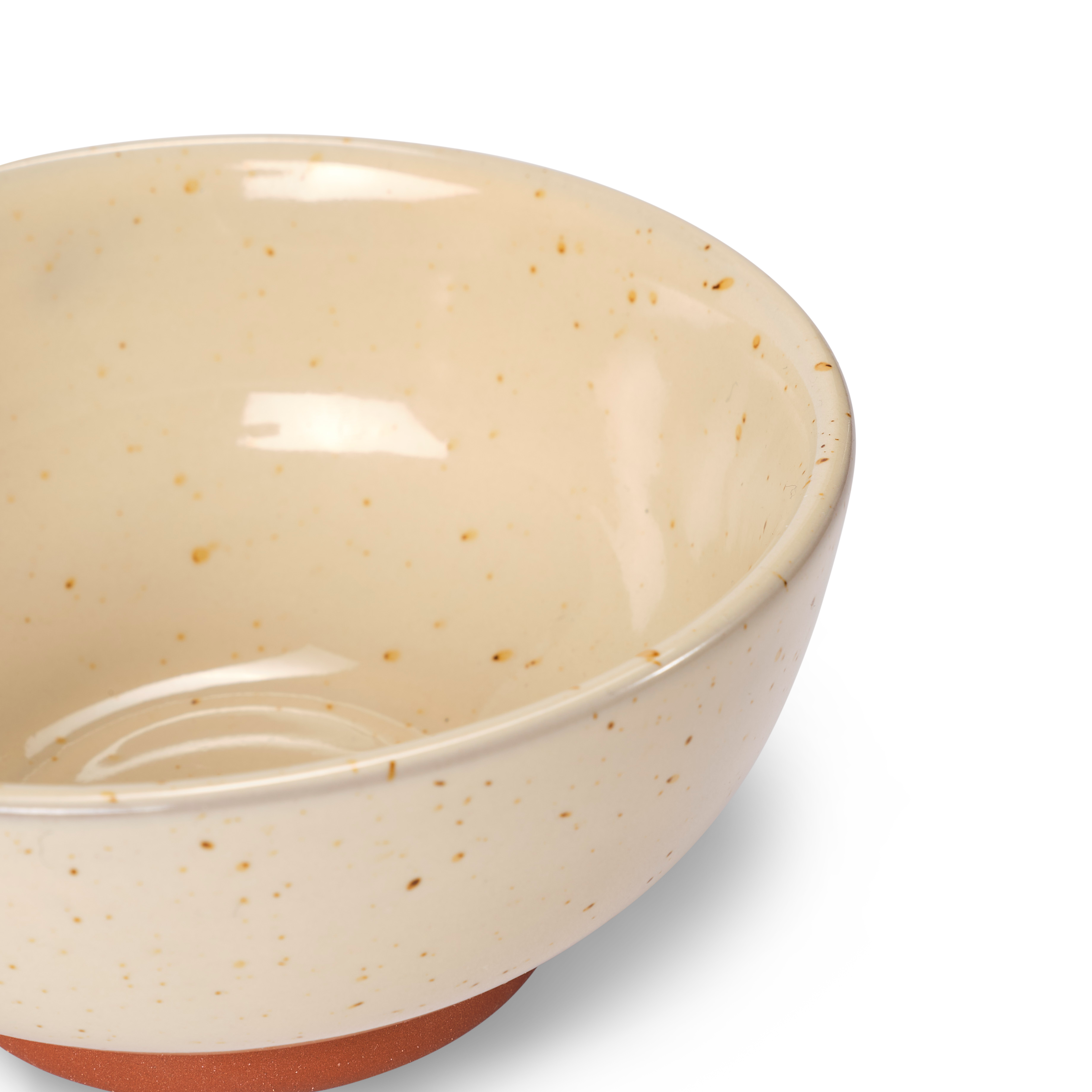 TERRA Bowl beige - set van 4 H 5,5 cm - Ø 11,8 cm