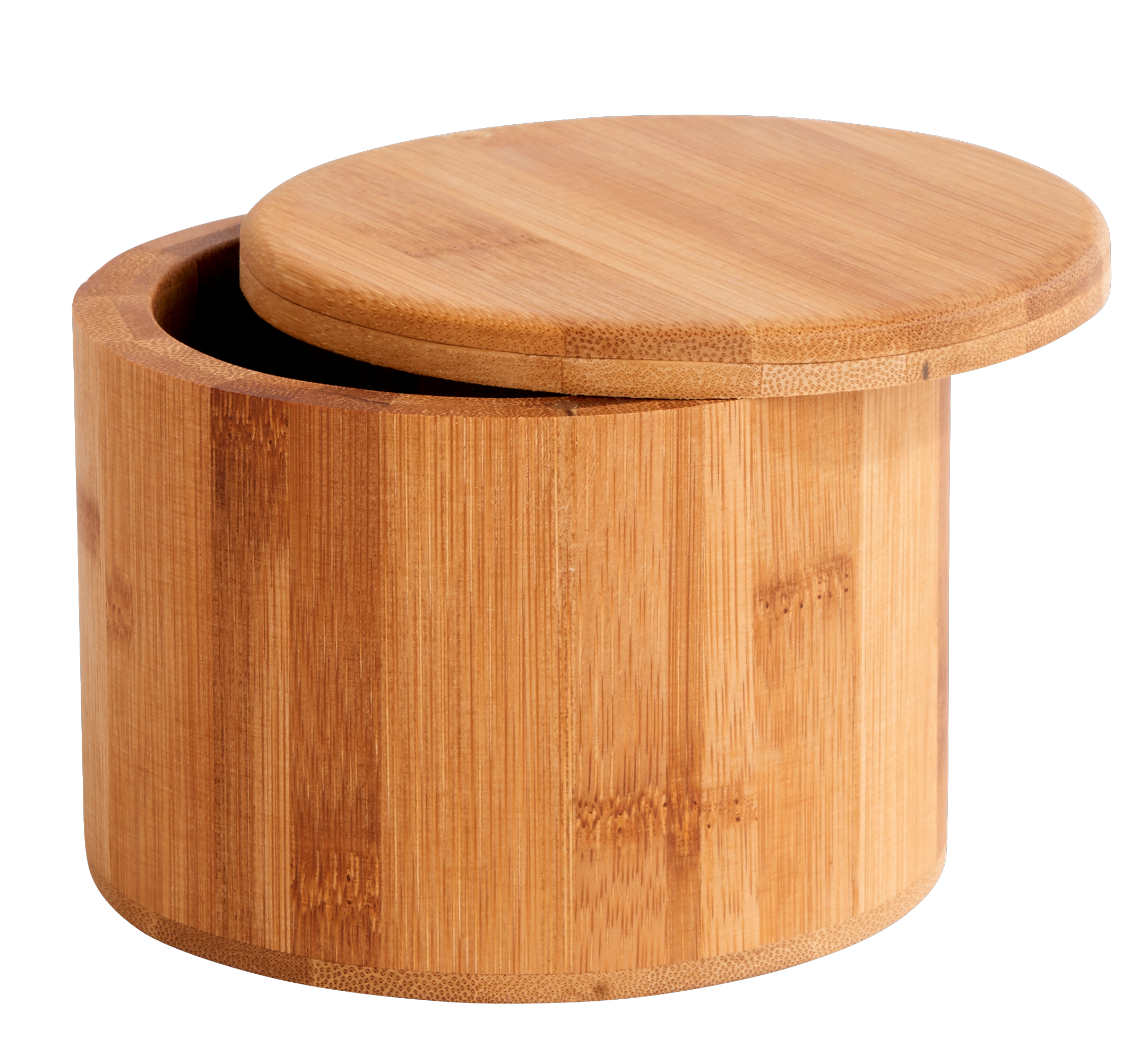 BAMBOO Opbergdoos kruidenpotje naturelH 9 cm - Ø 12 cm