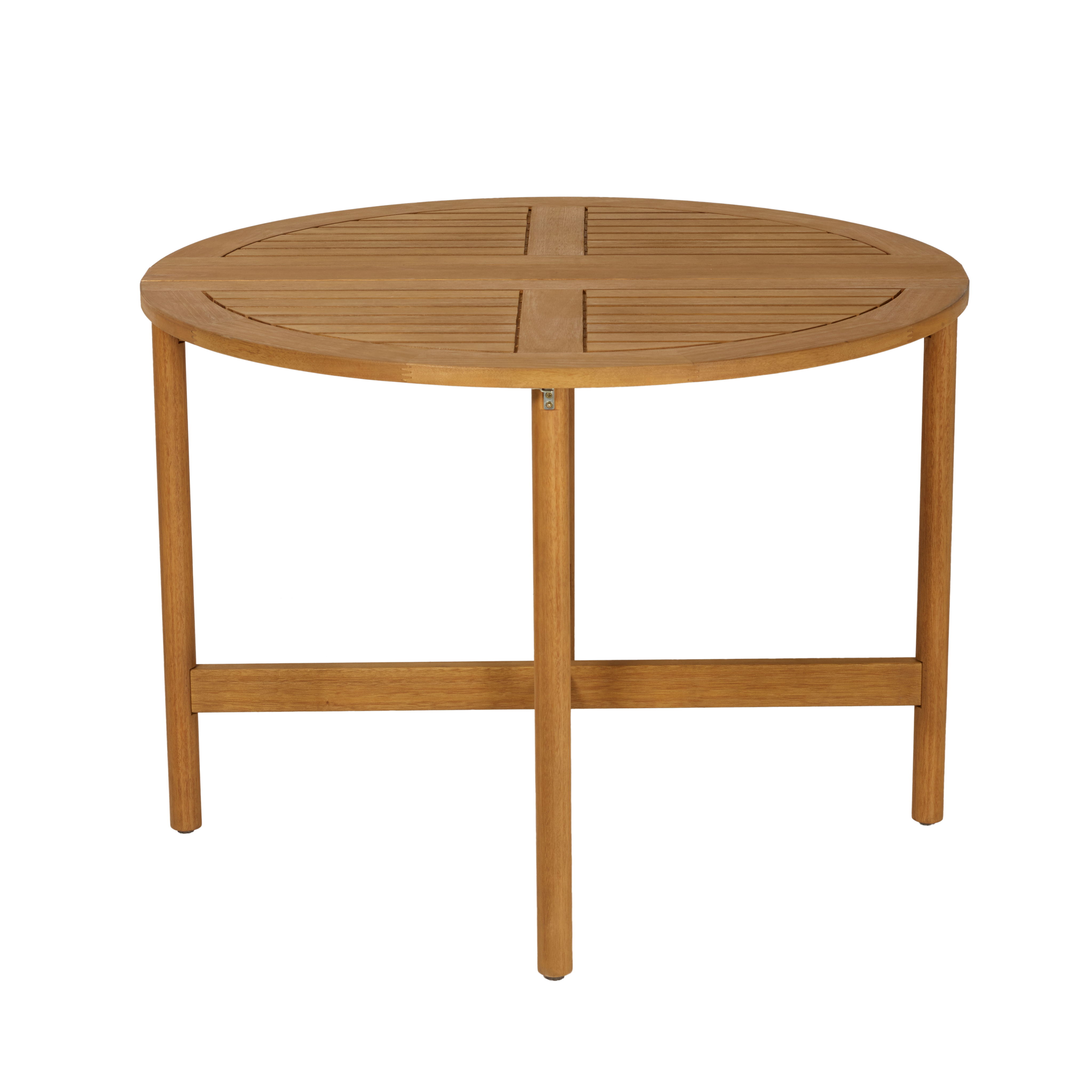 PORTLAND Vouwtafel naturelH 75 cm - Ø 105 cm