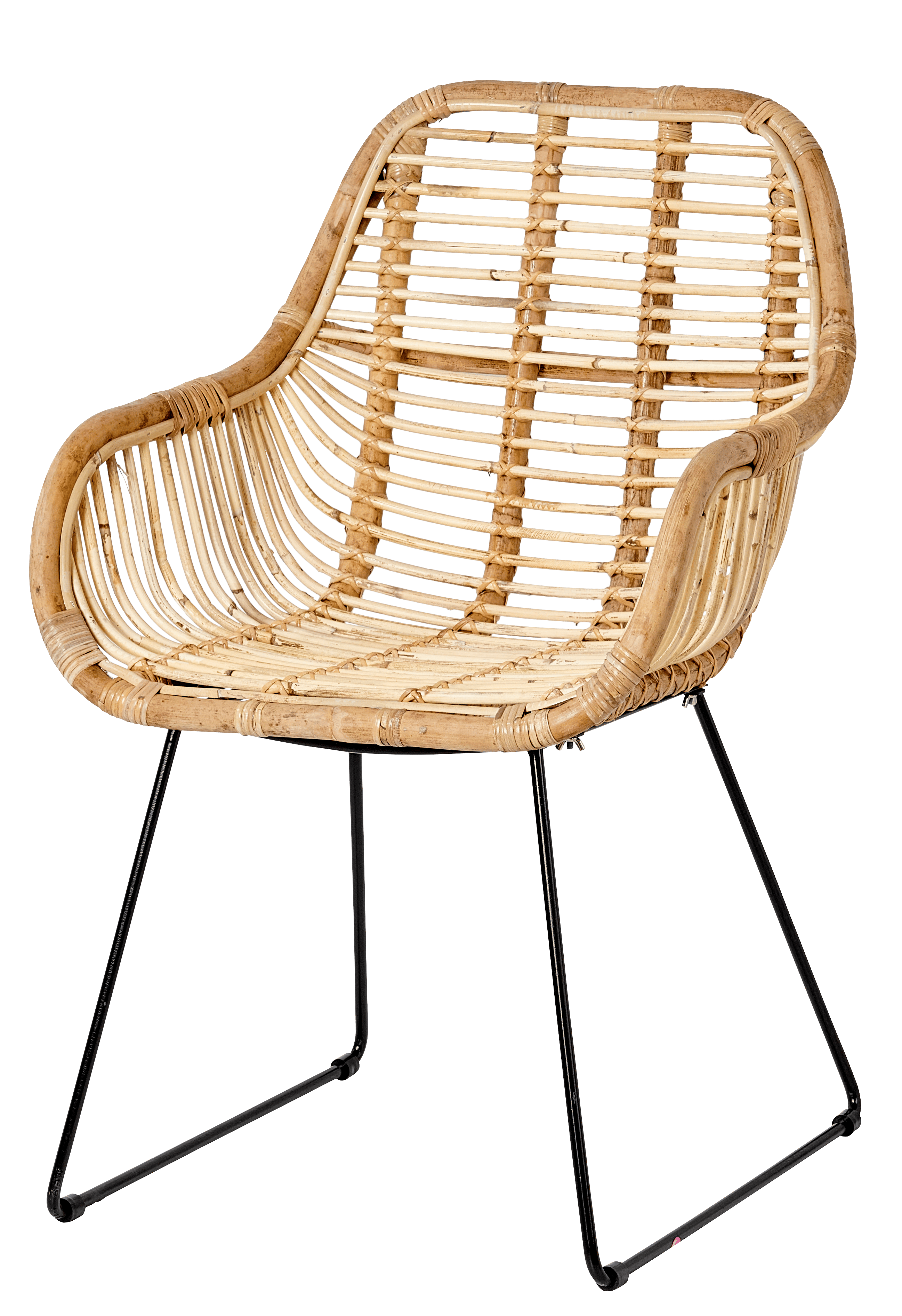 ROTAN Eetkamerstoel naturelH 87 x B 55 x D 54 cm