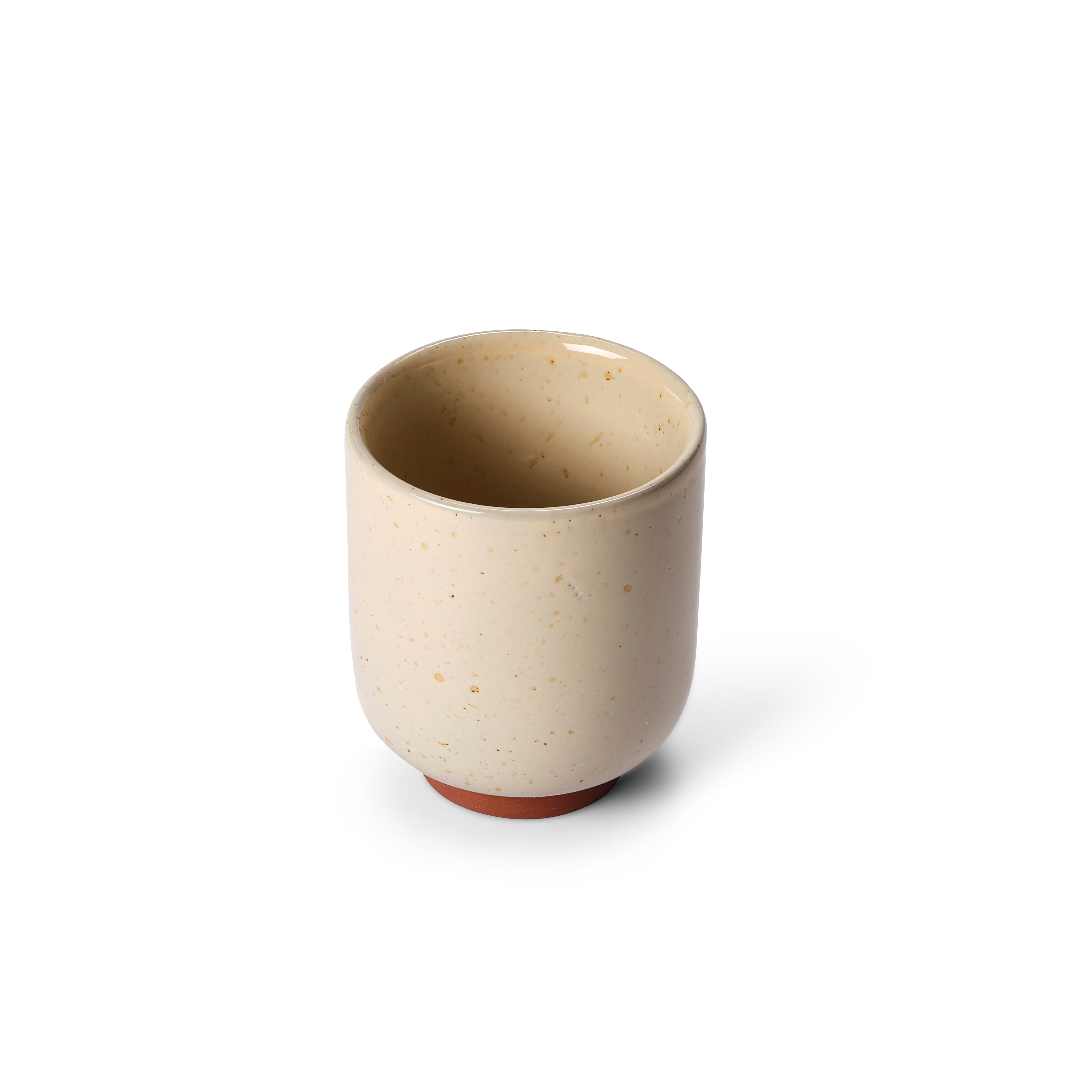 TERRA Mok 22 CL beige - set van 4 H 8 cm - Ø 8 cm