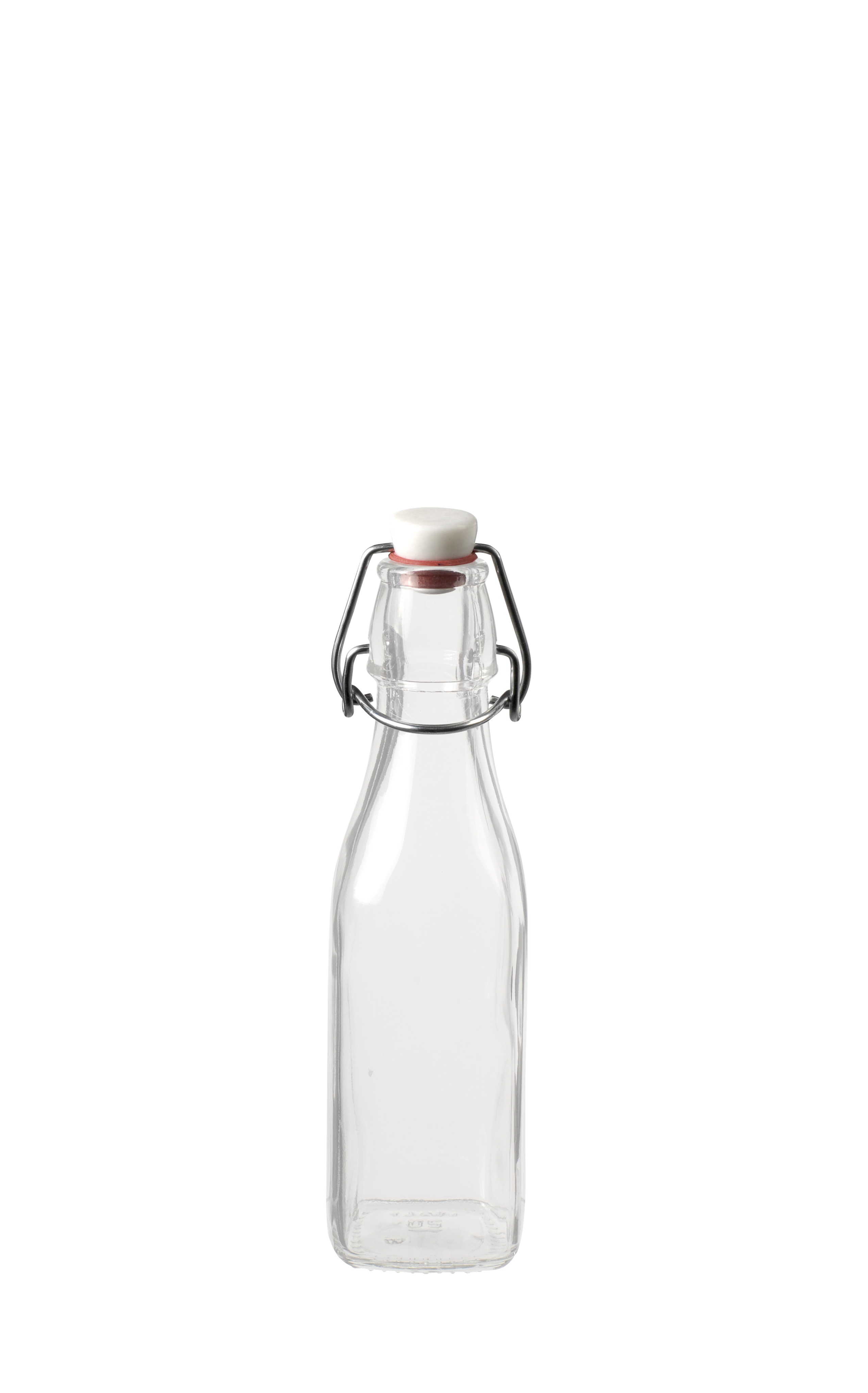 SWING Fles 0,25 L transparantH 19,2 cm - Ø 6,4 cm