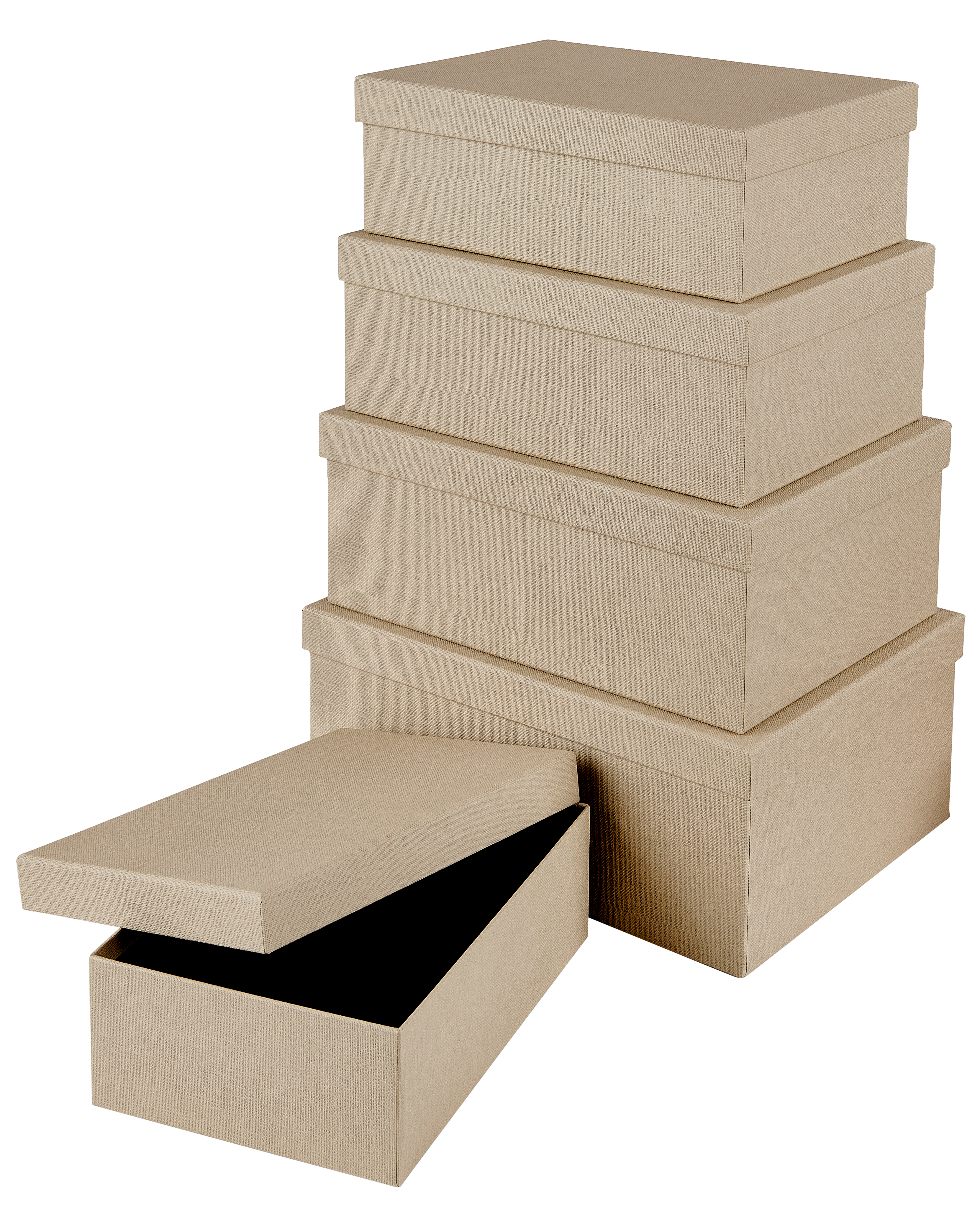 BIGSO Opbergdoos XL naturelH 15,5 x B 37 x D 28 cm