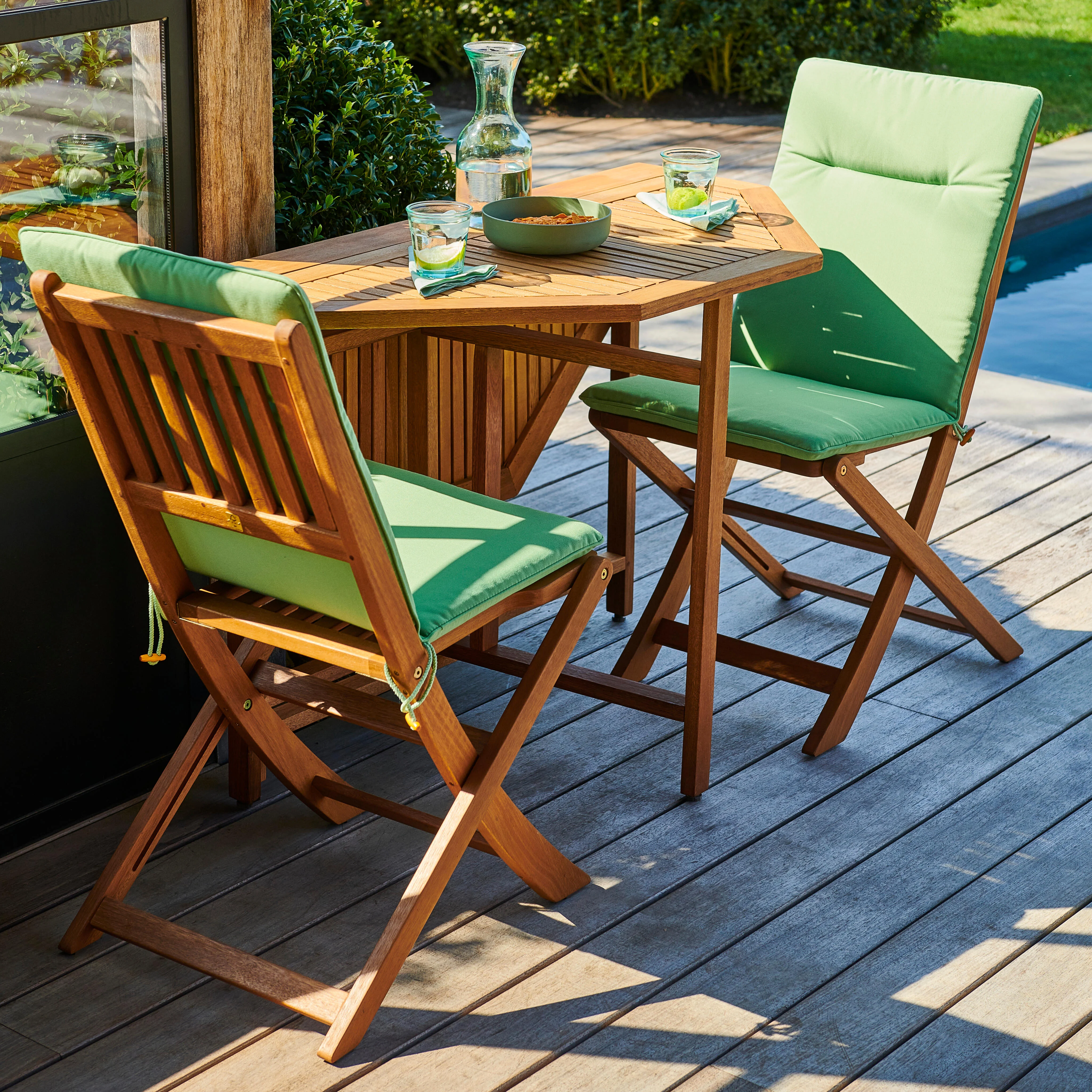 NEW OREGON Vouwstoel naturelH 88 x B 58 x D 45 cm