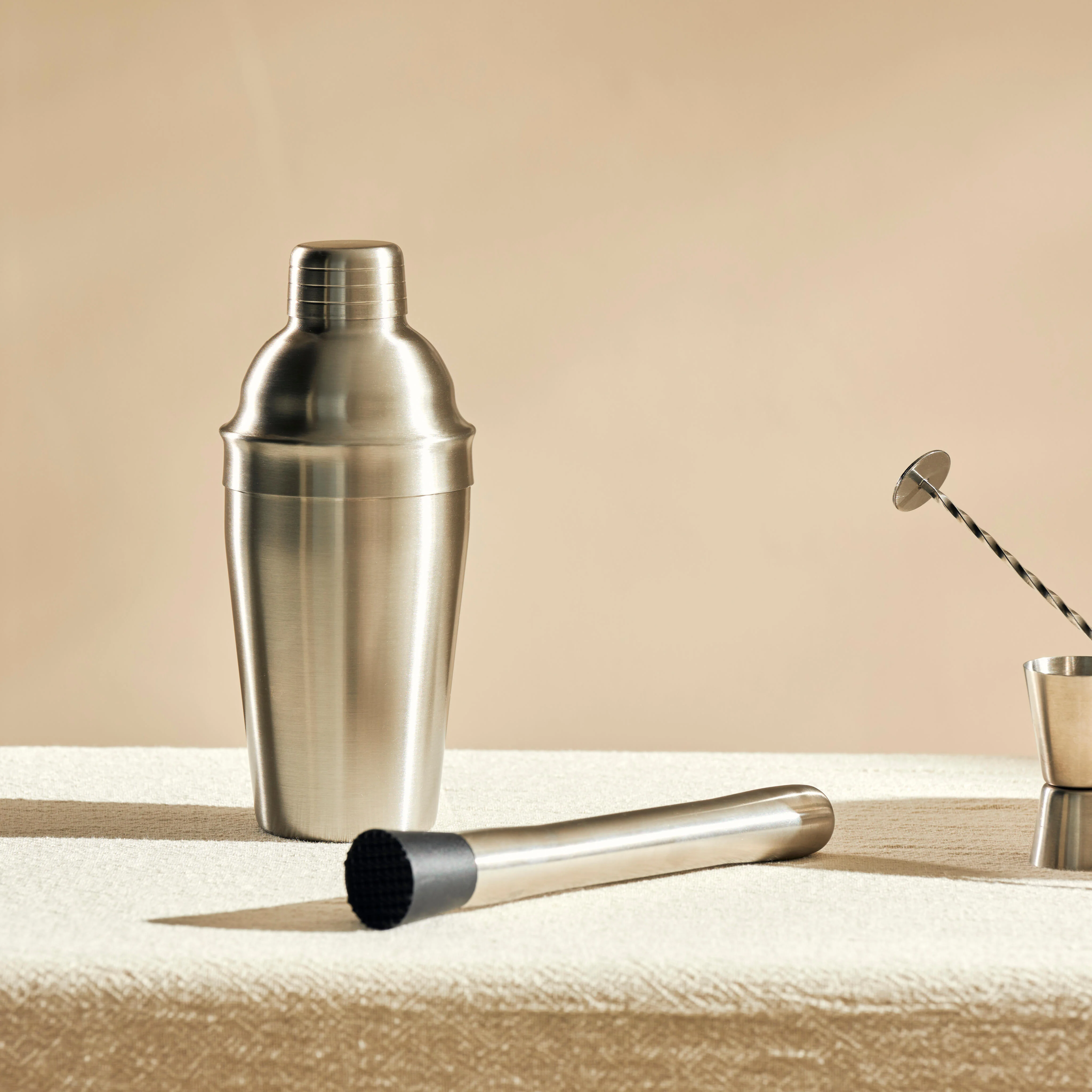 SHAKE & STIR Cocktailshaker 500 ml rvsH 21 cm - Ø 8,5 cm