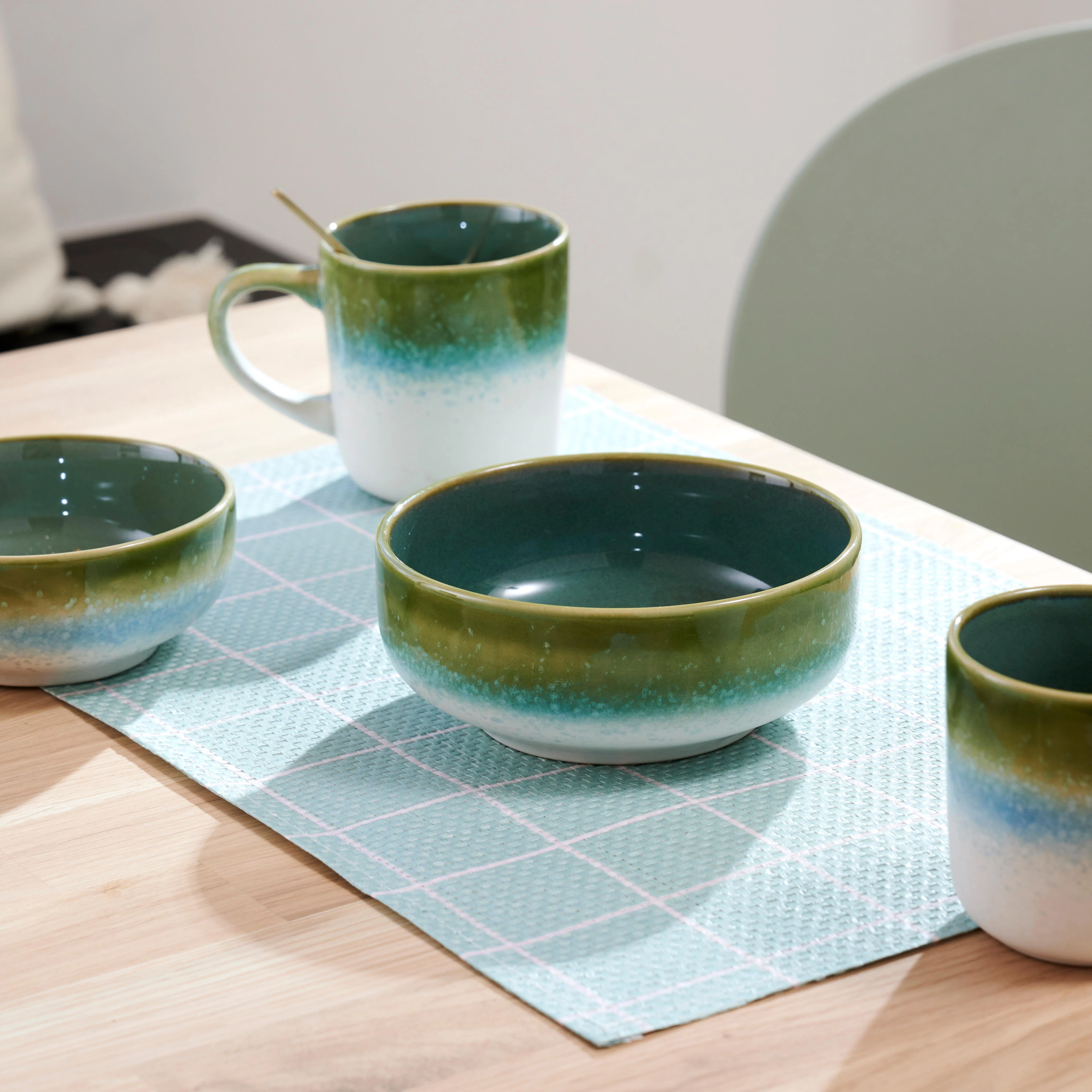 JESSIE GREEN Bowl groenH 6 cm - Ø 15,5 cm