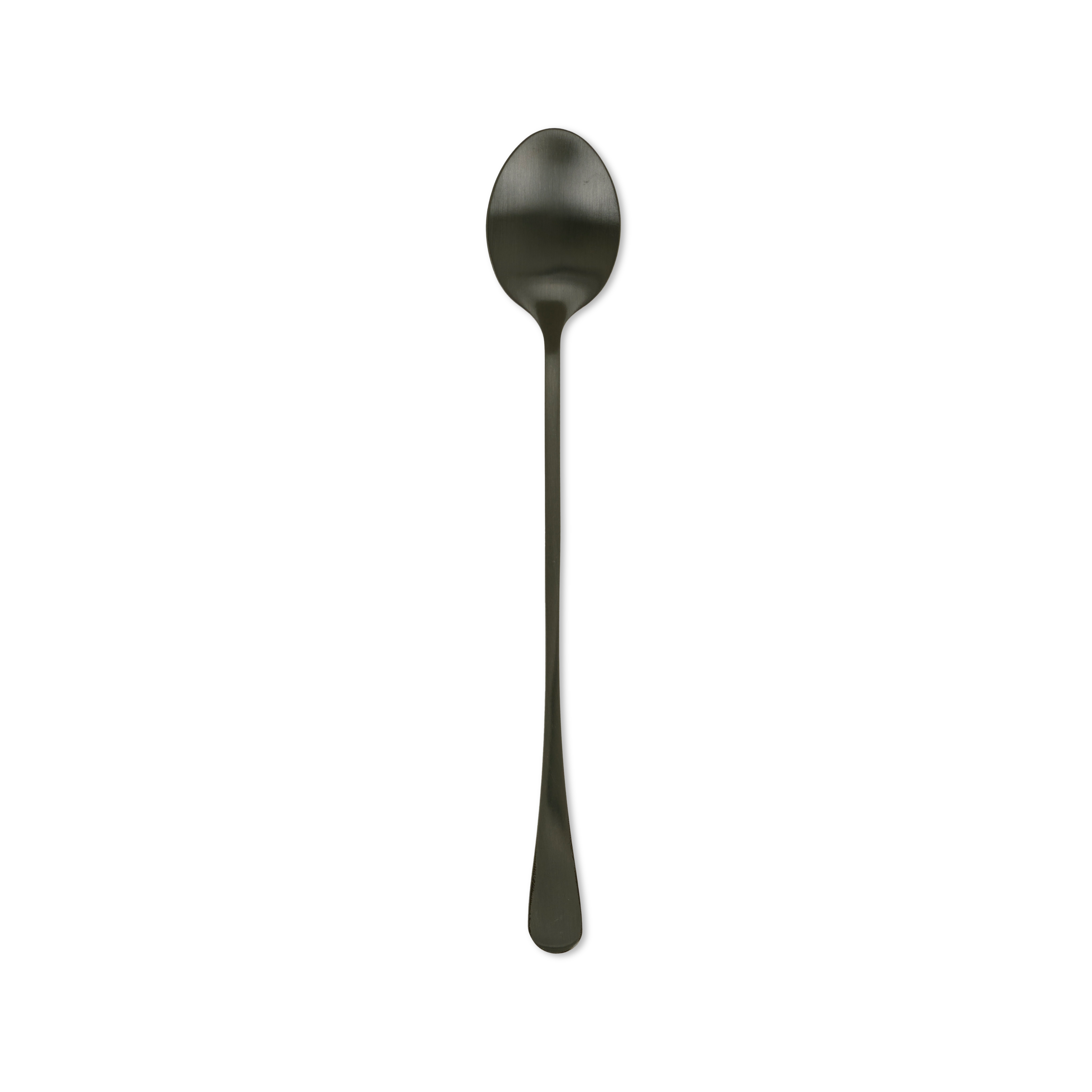 AXELLE Cocktaillepel set van 6 zwartL 20 cm