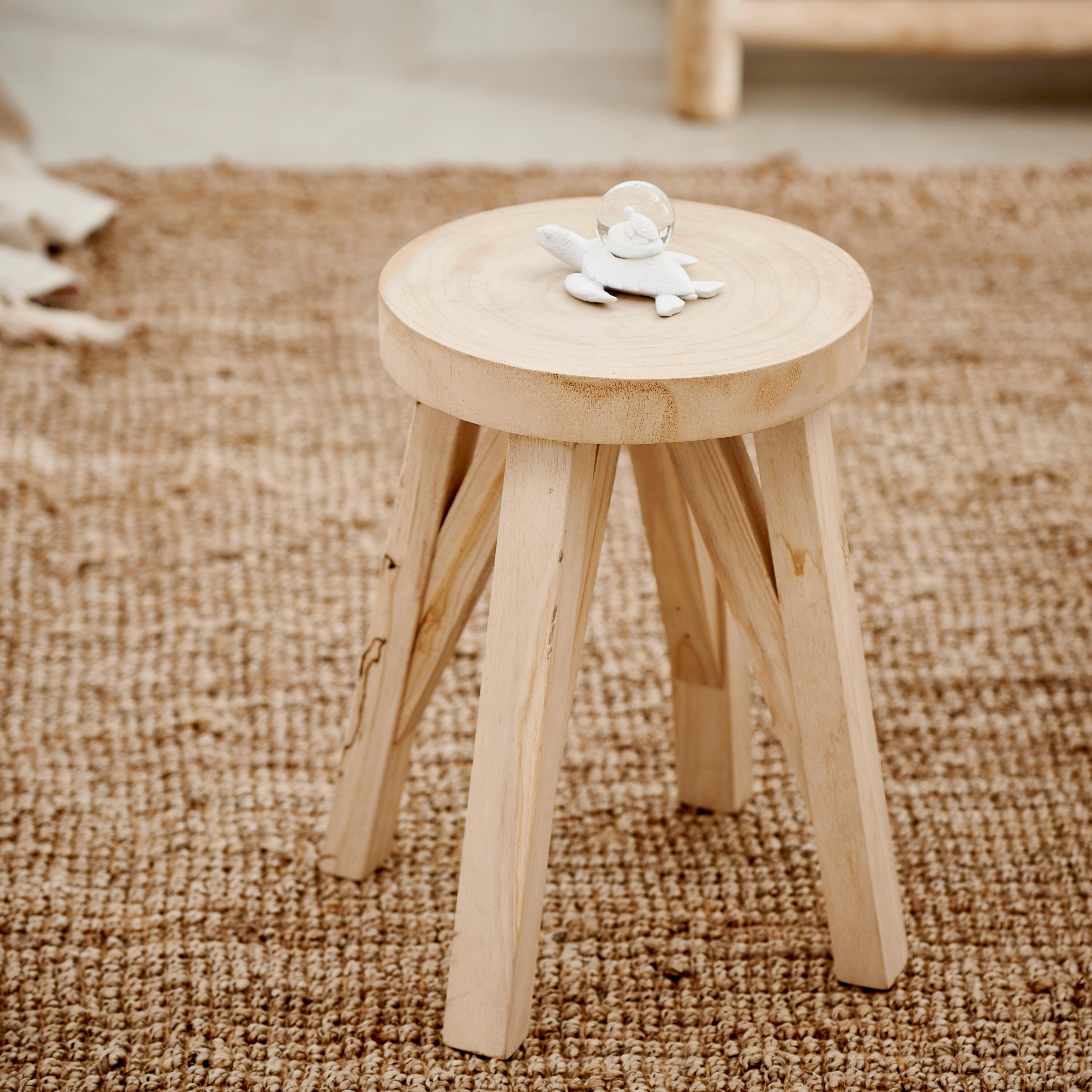 XANDER Bijzettafel naturelH 40 cm - Ø 28 cm