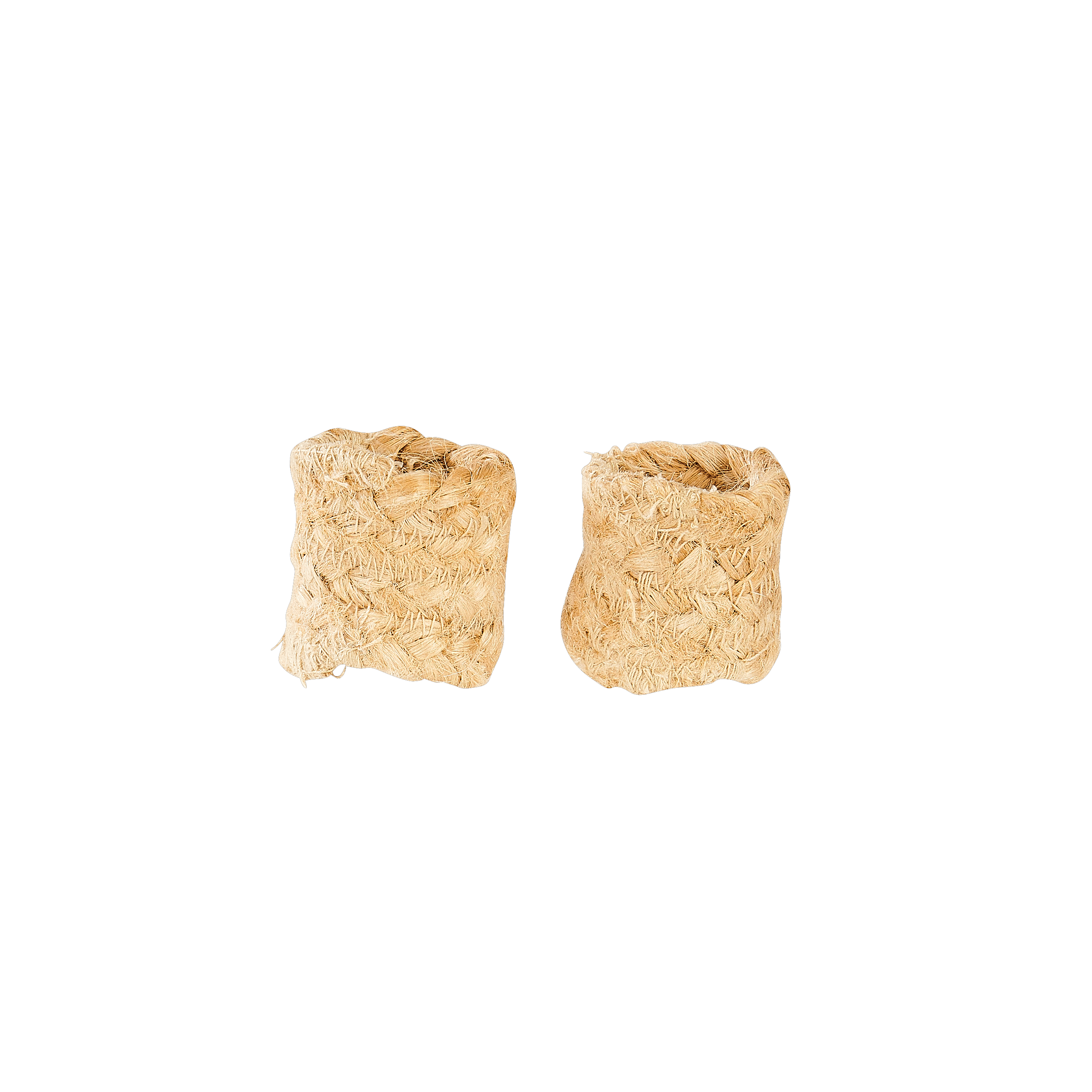 BRAID Servetring set van 2 naturelØ 4 cm