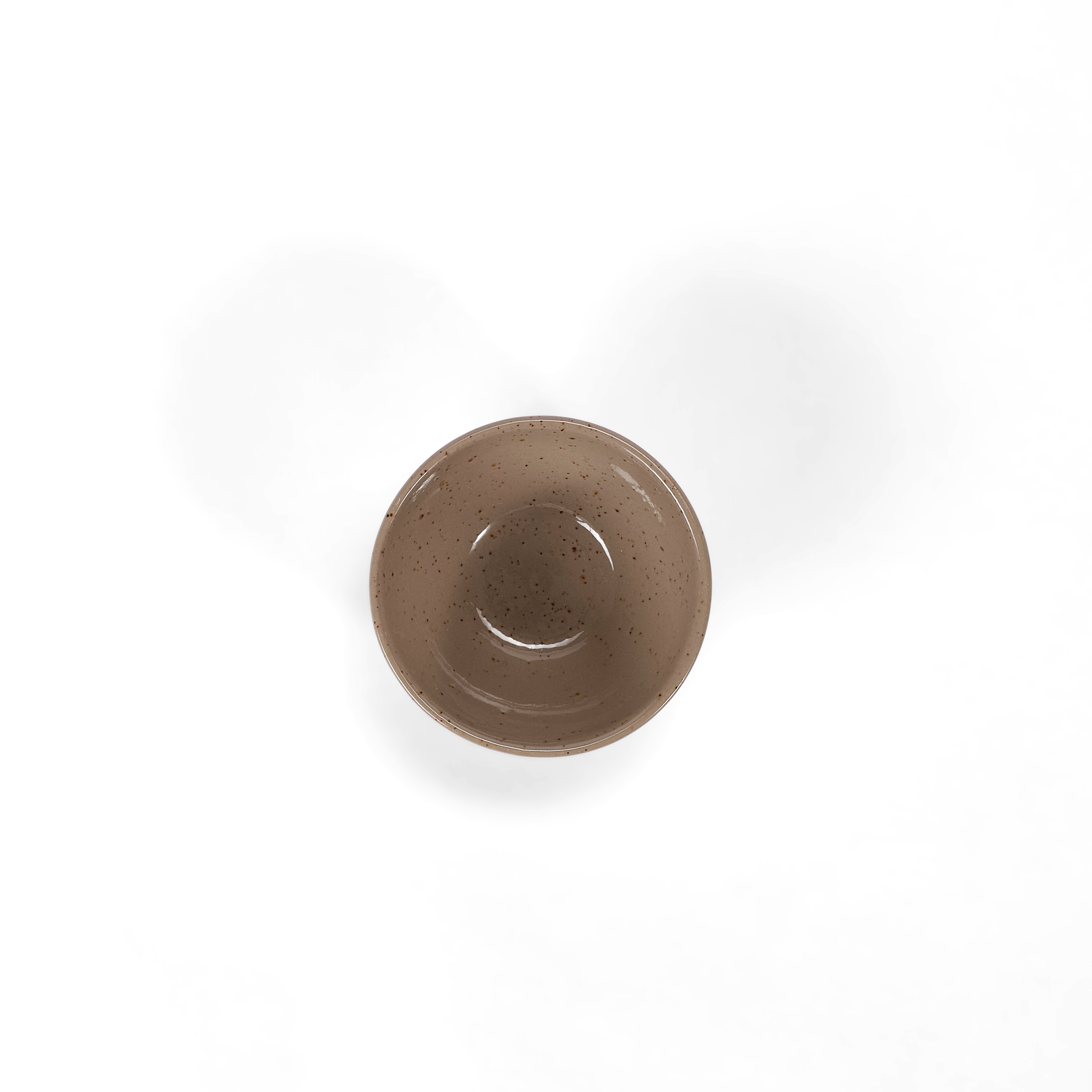 TERRA Bowl taupe - set van 4 H 4 cm - Ø 8,8 cm