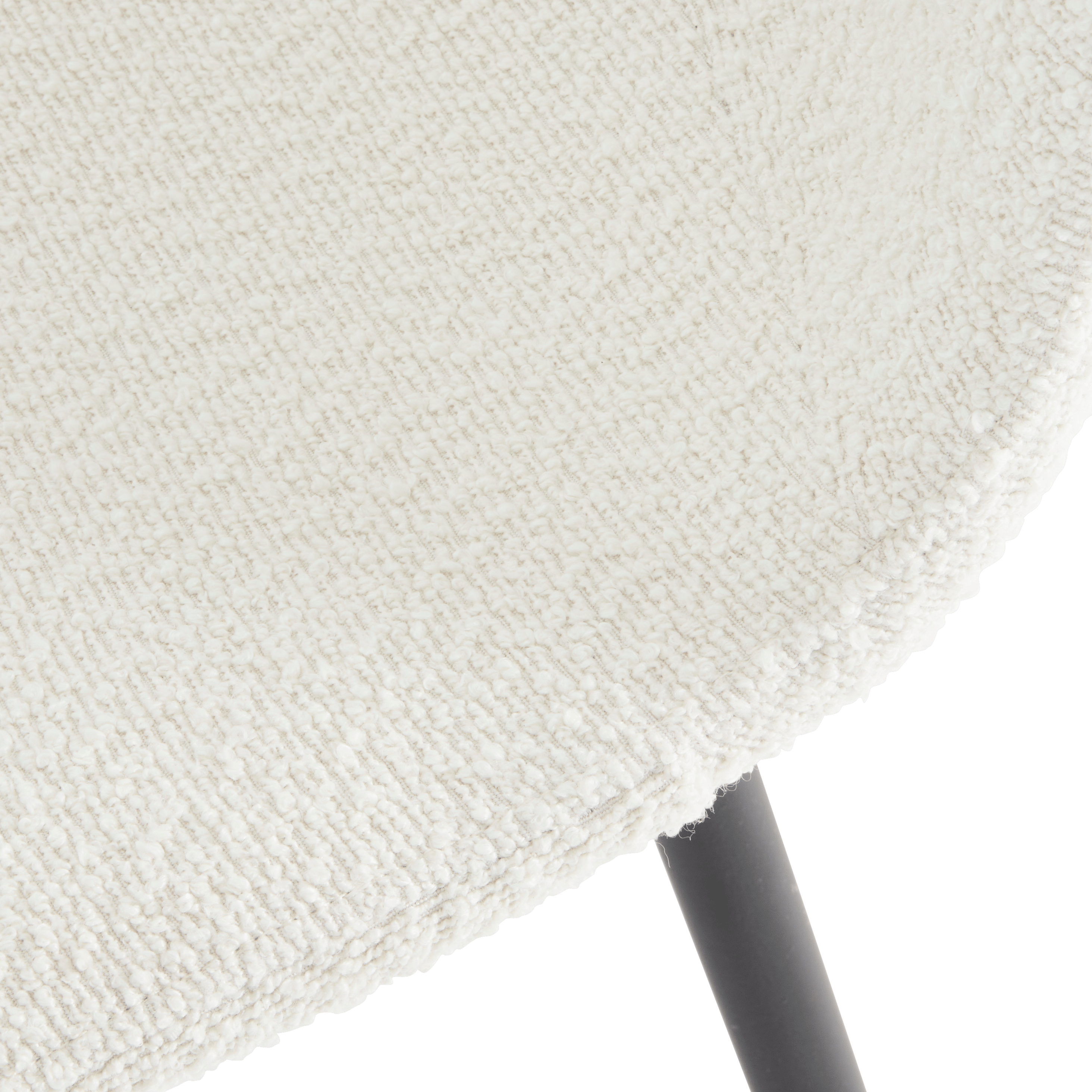 SILKE Eetkamerstoel boucléH 86,5 x B 44 x D 52 cm