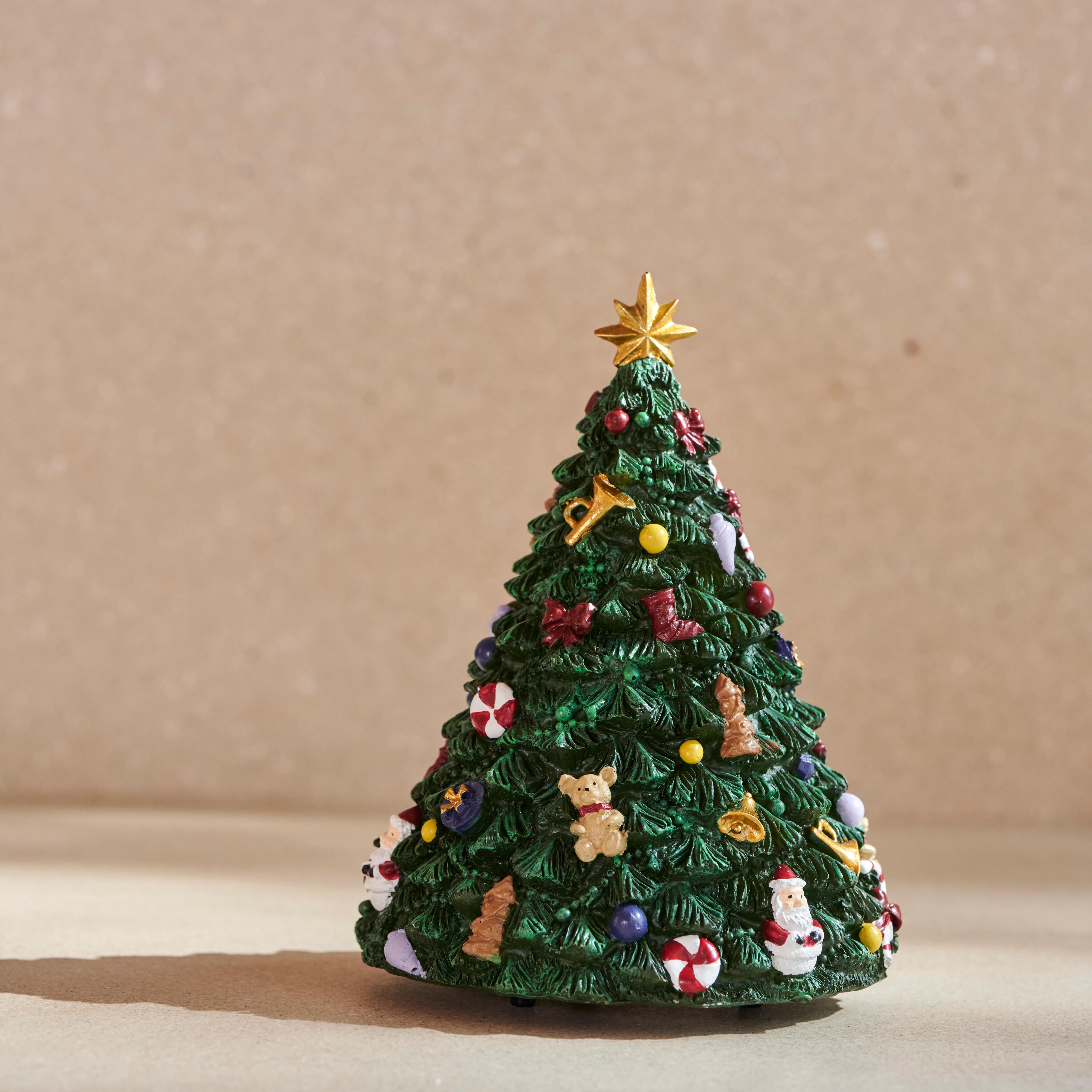 NOEL Kerstdecoratie groenH 17 cm - Ø 13 cm