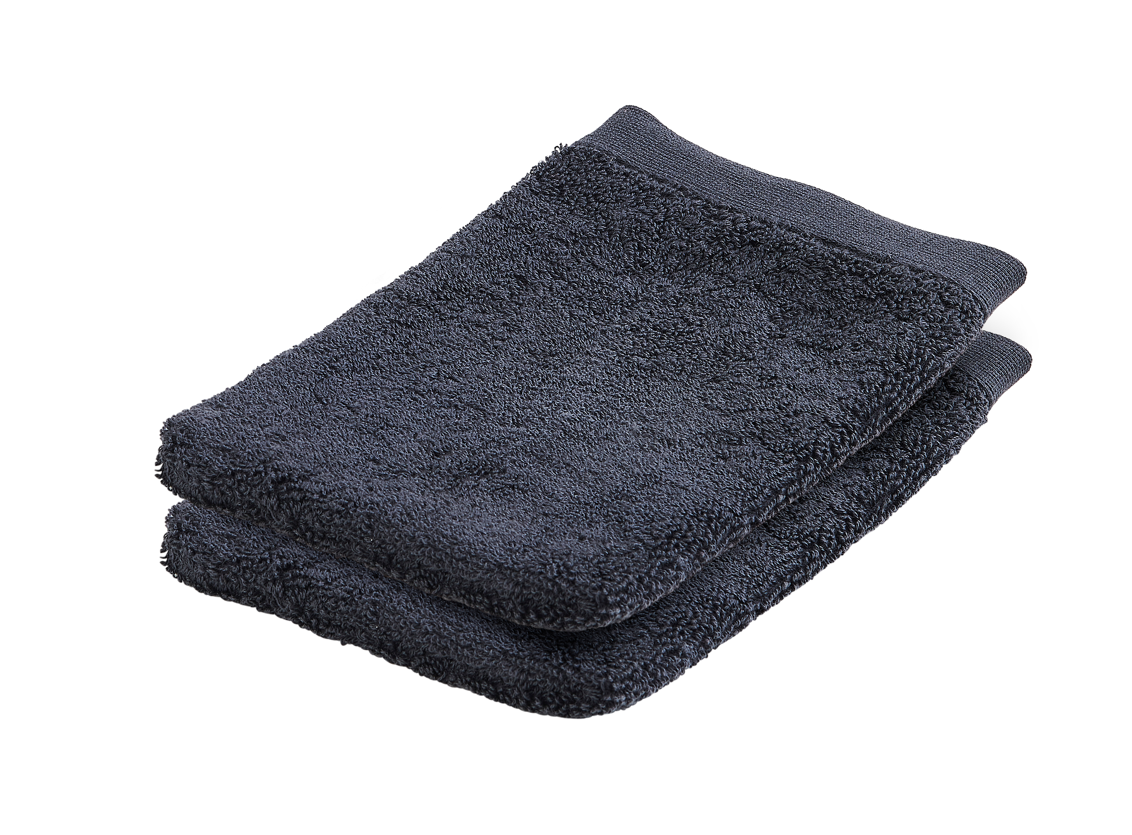 B-LUX Washandjes set van 2 grijsB 15 x L 21 cm