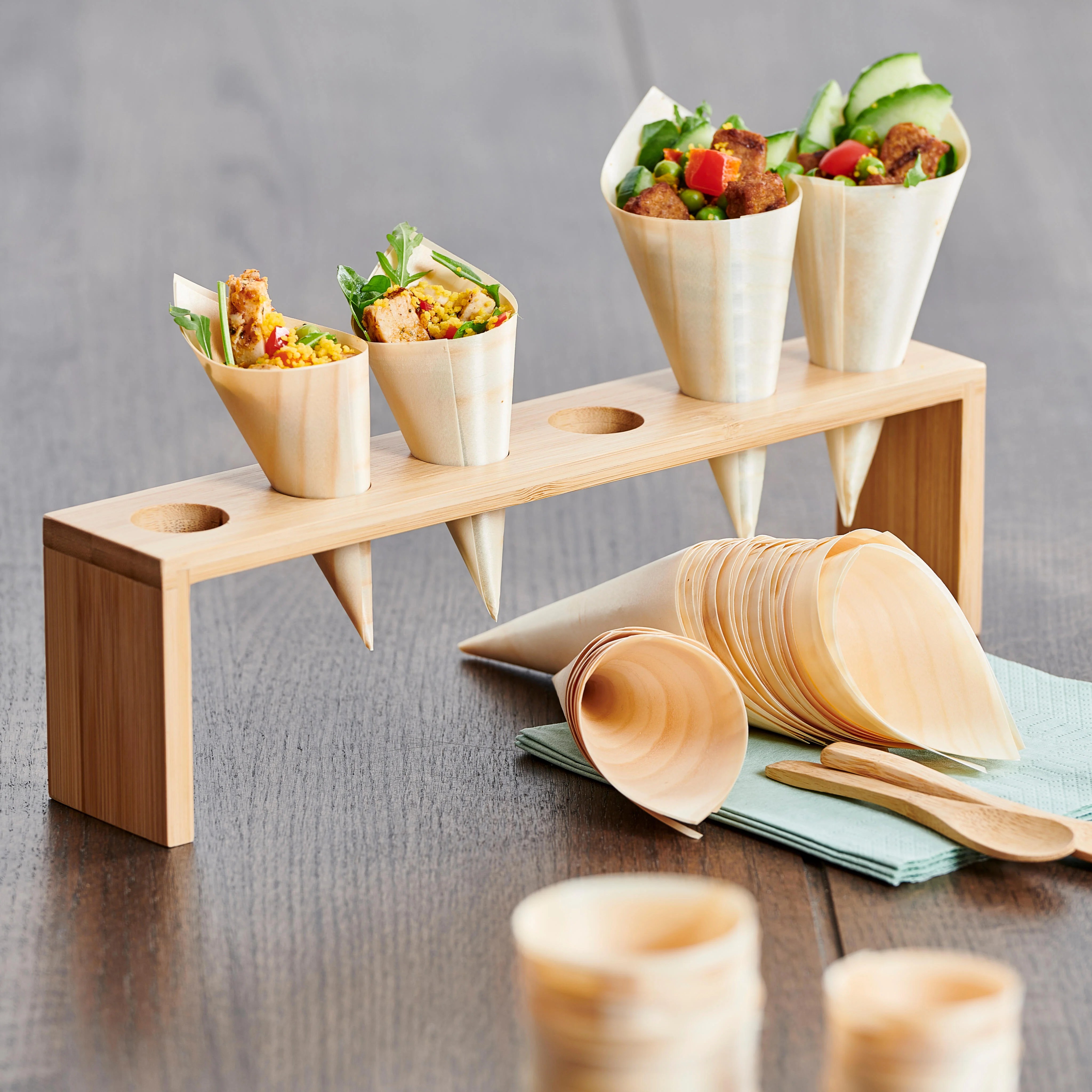 APERO ECO Puntzakjes set van 20 naturelH 12,5 cm