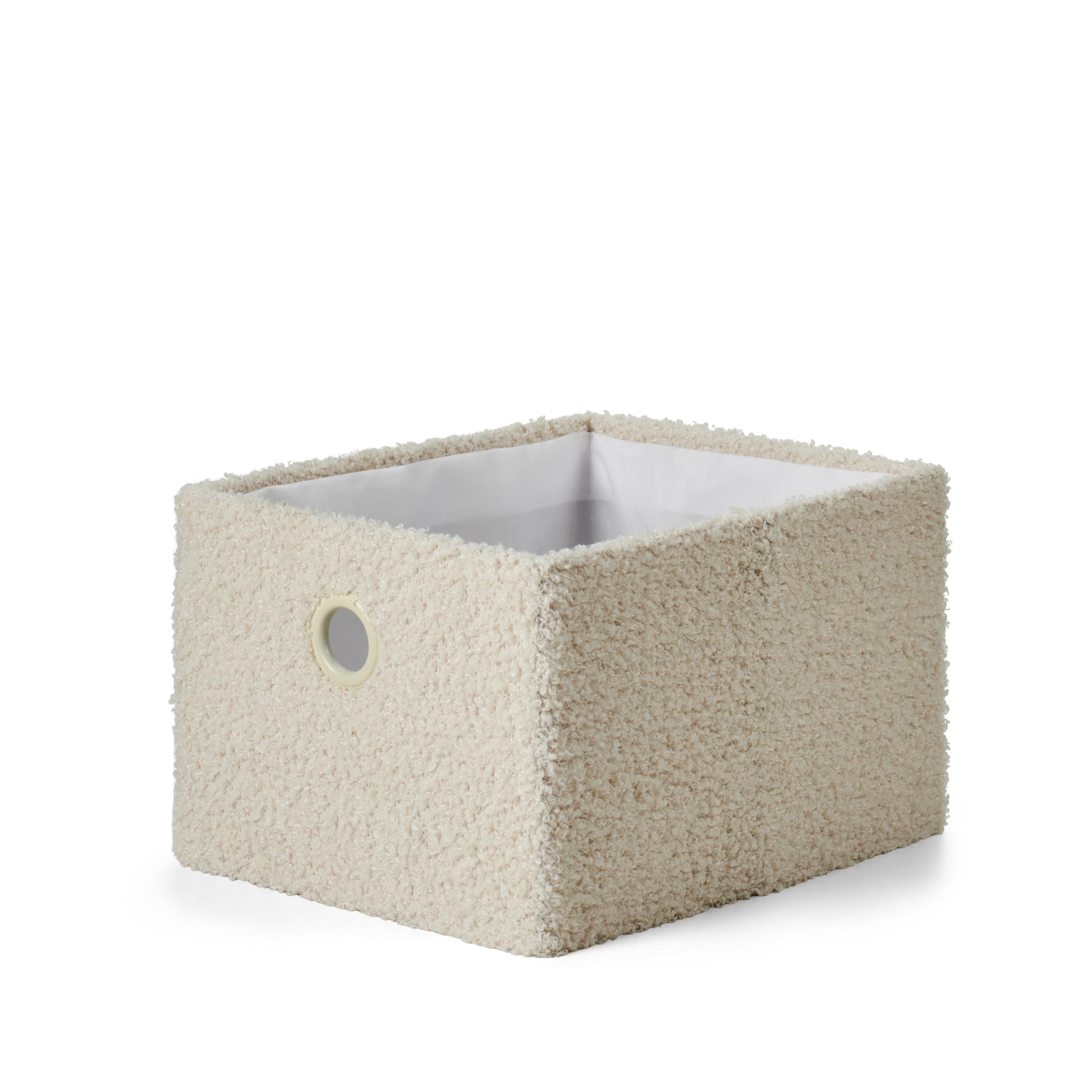 TEDDY Mand opvouwbaar gebroken witH 16 x B 20 x D 25 cm