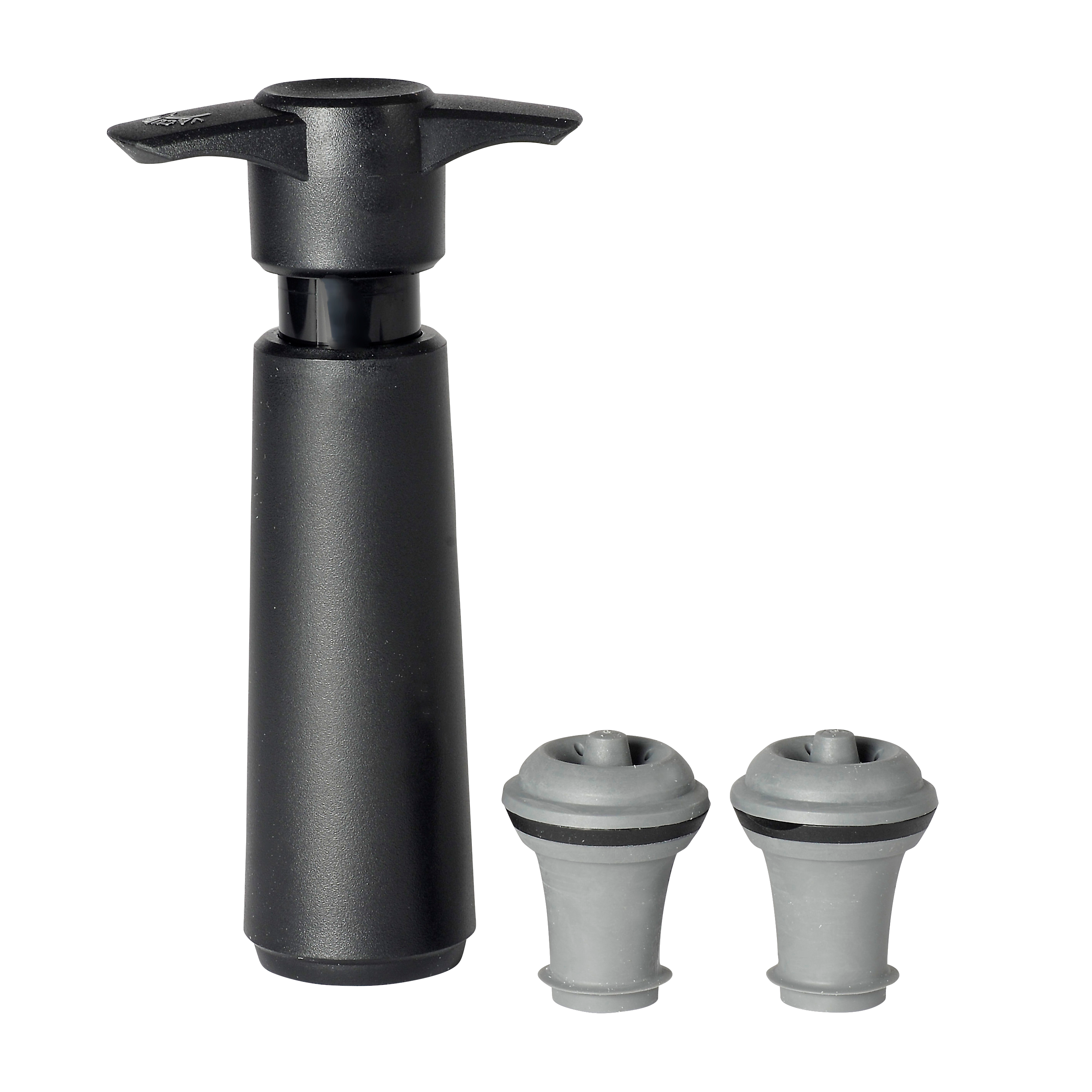 VACUVIN Pomp zwart, grijsH 13 cm - Ø 7 cm - Ø 3 cm