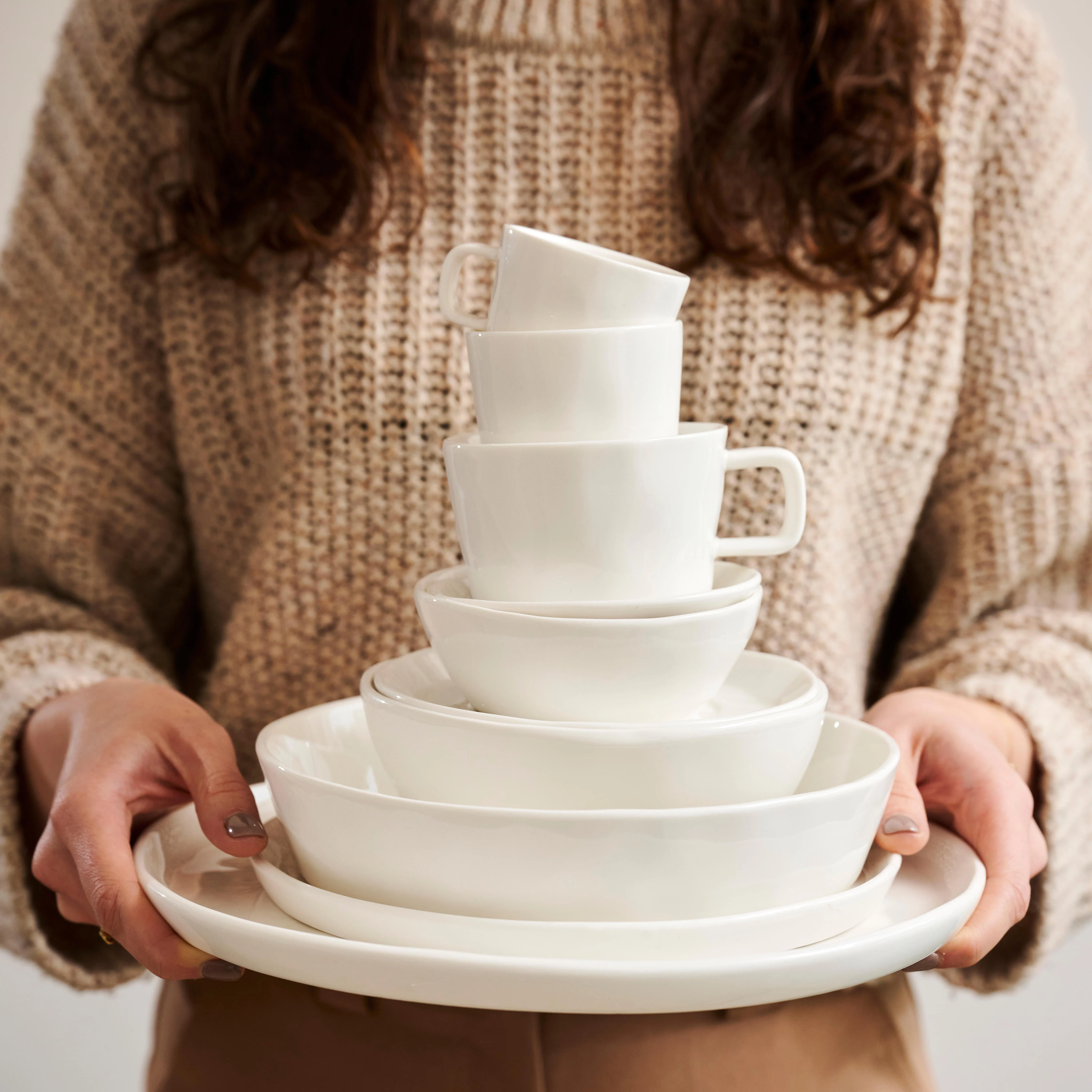 MAREA Bowl 30 CL wit - set van 4 H 4,2 cm - Ø 11 cm