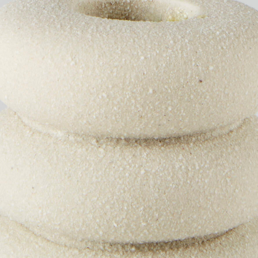 BOULES Kandelaar naturelH 8,5 cm - Ø 6 cm