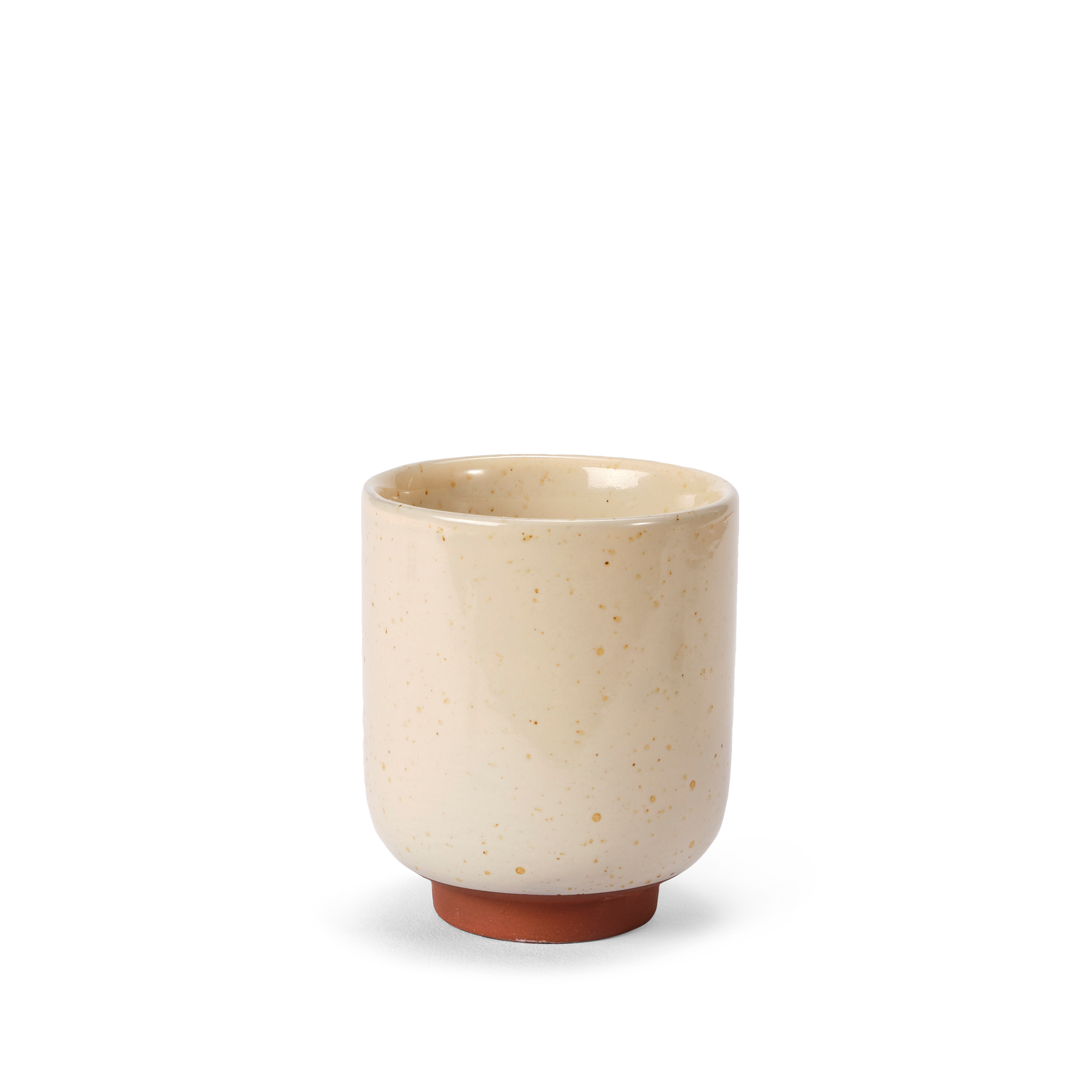 TERRA Mok 22 CL beige - set van 4 H 8 cm - Ø 8 cm