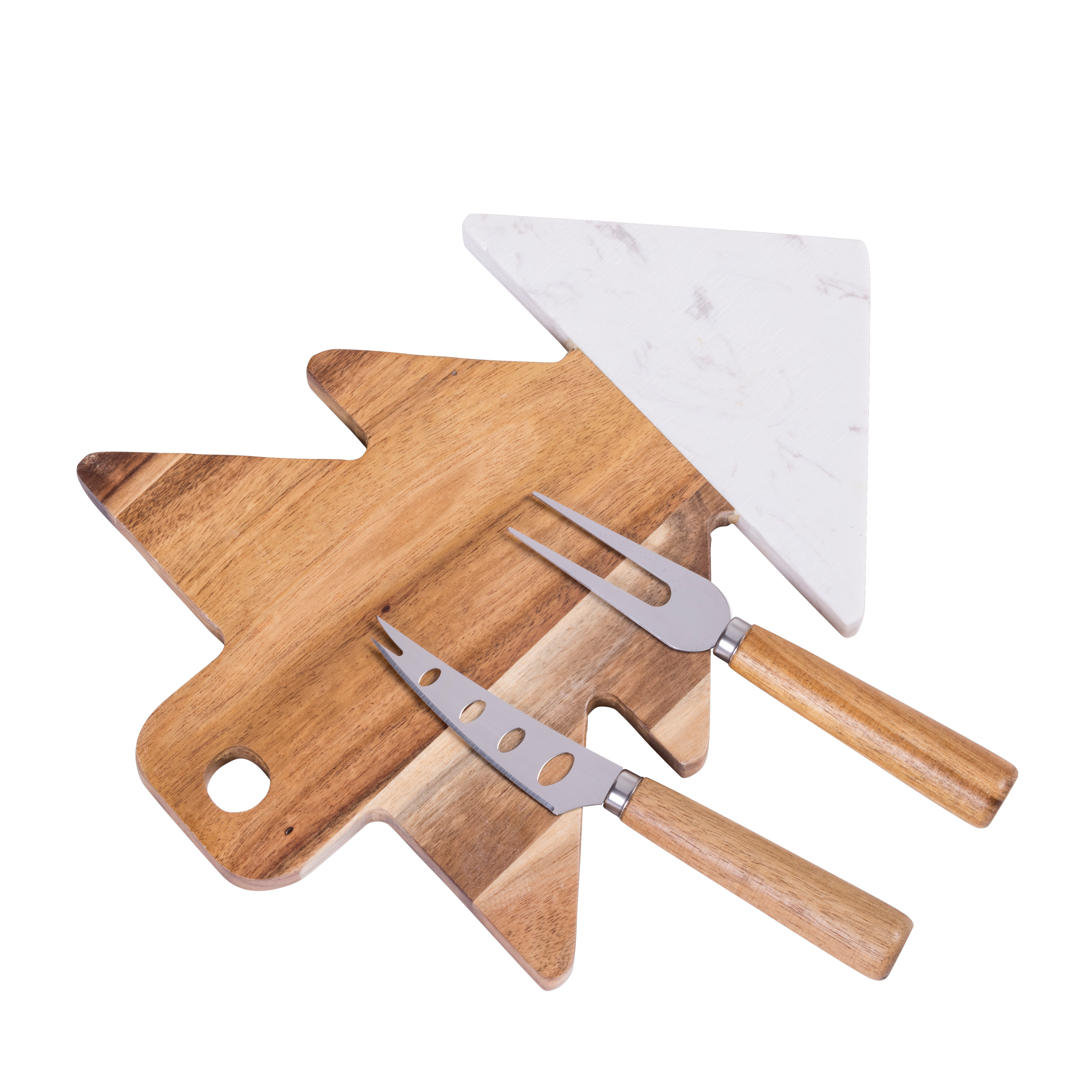 X-MAS Snijplankset 3-delig naturelH 20 x B 25 cm - CASA