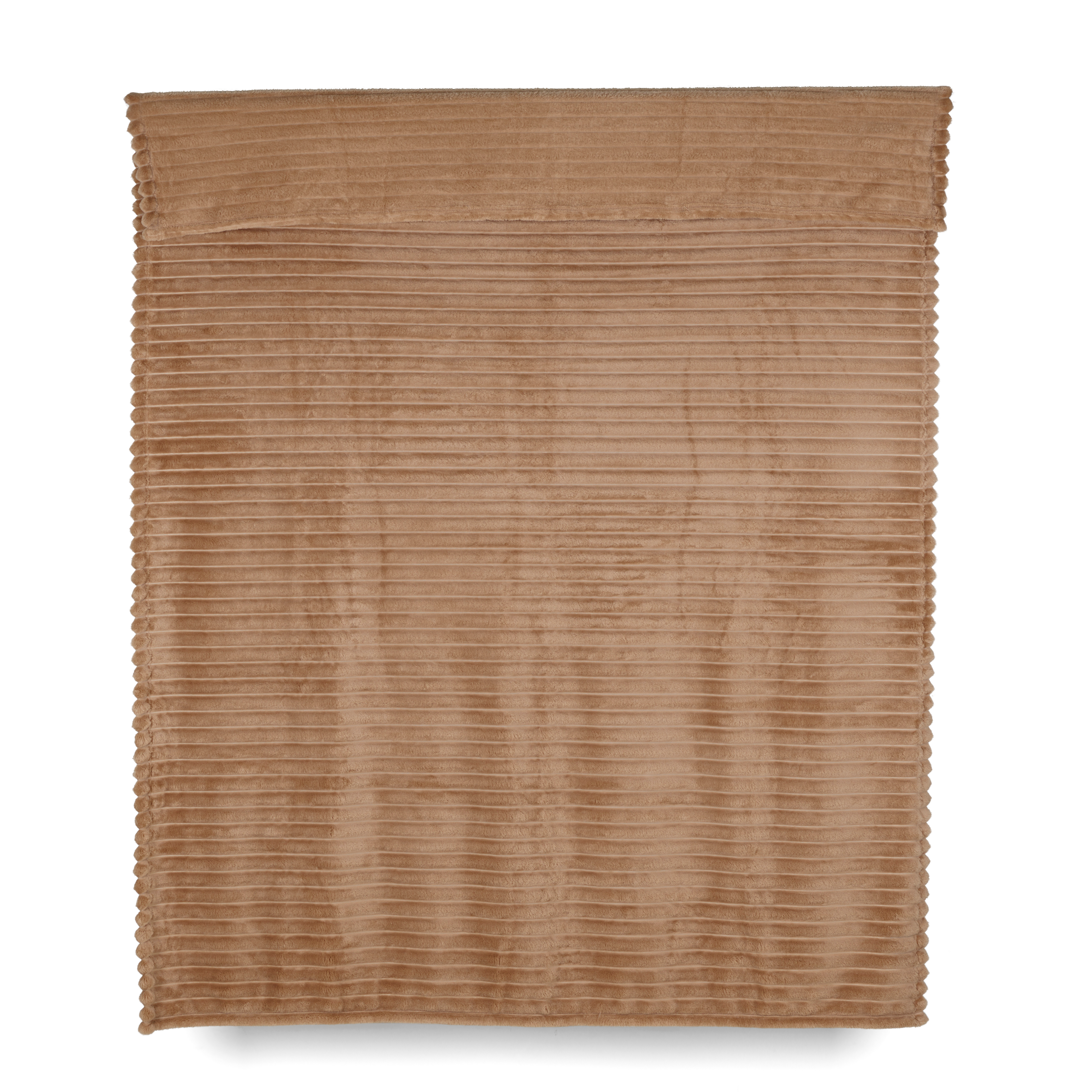NADI Plaid lichtbruinB 150 x L 200 cm