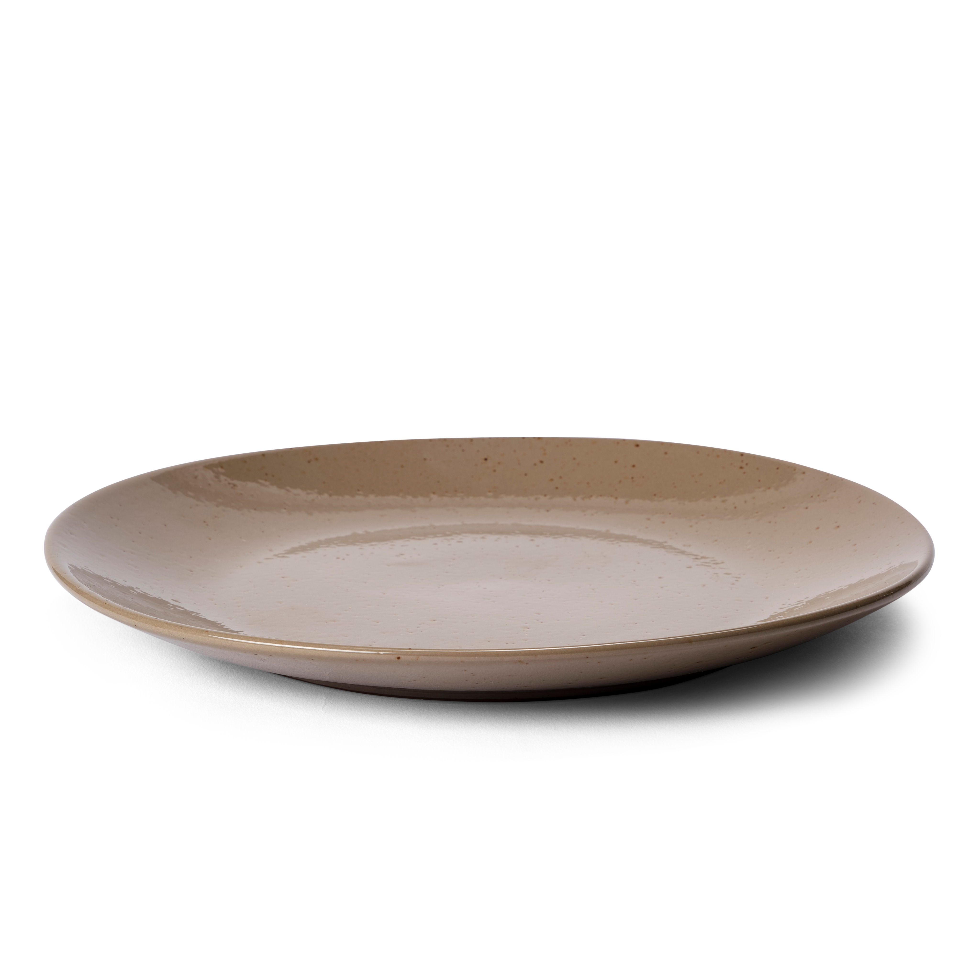 TERRA Bord taupe - set van 4 Ø 27 cm