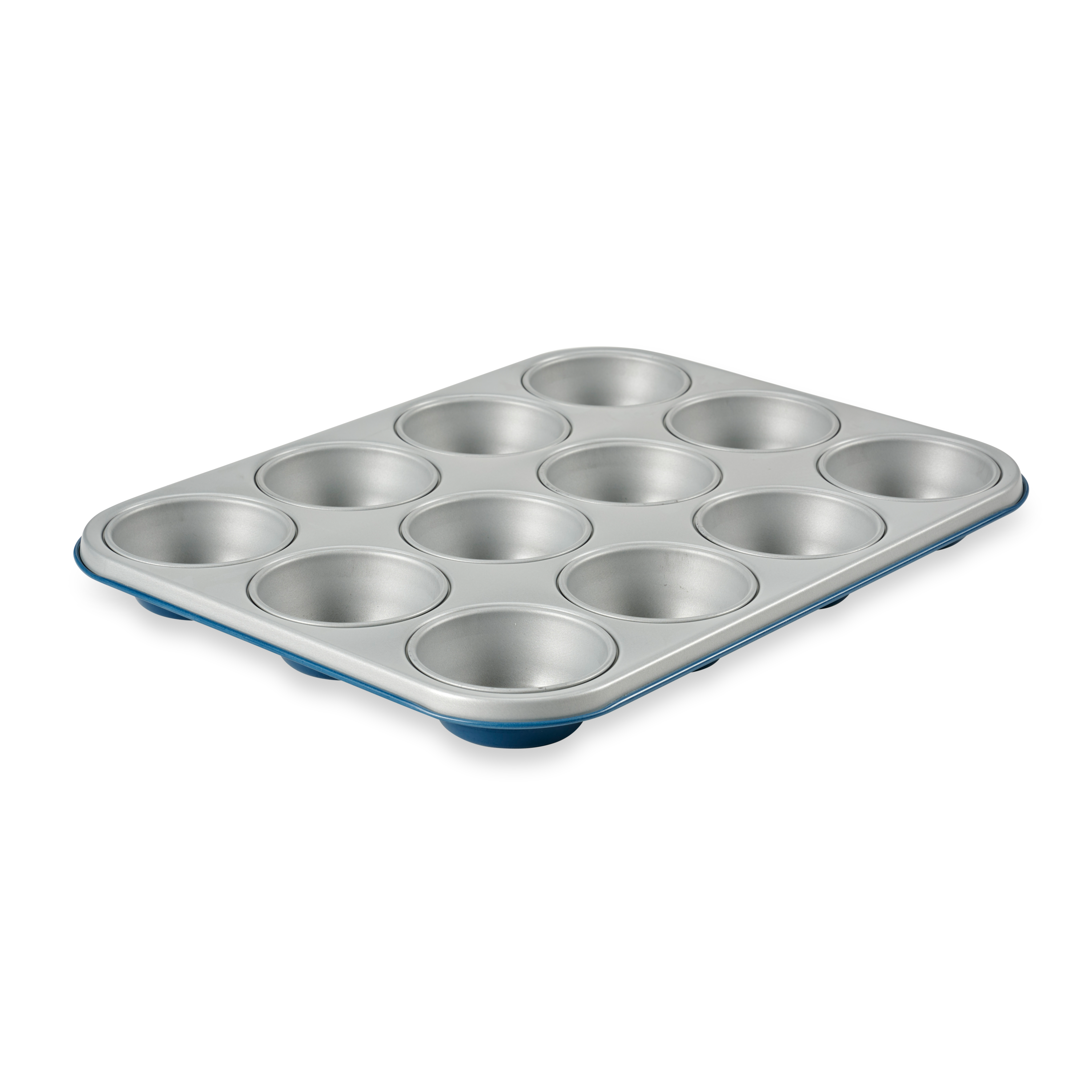 GREENBAKE Bakvorm voor 12 muffins blauwH 3 x B 27 x L 35 cm